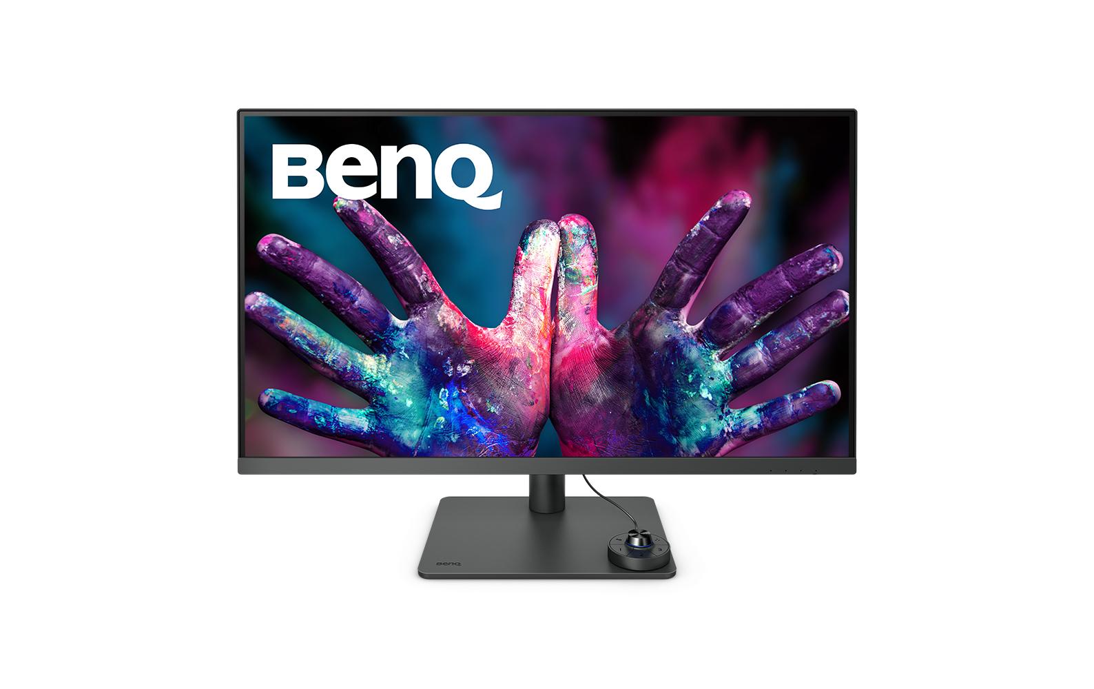 BenQ PD3205U – Monitor, 32" 3840 × 2160 (UHD 4K), IPS, 60 Hz, 350 cd/m², KVM, USB-C, VESA 100 × 100, Schwarz