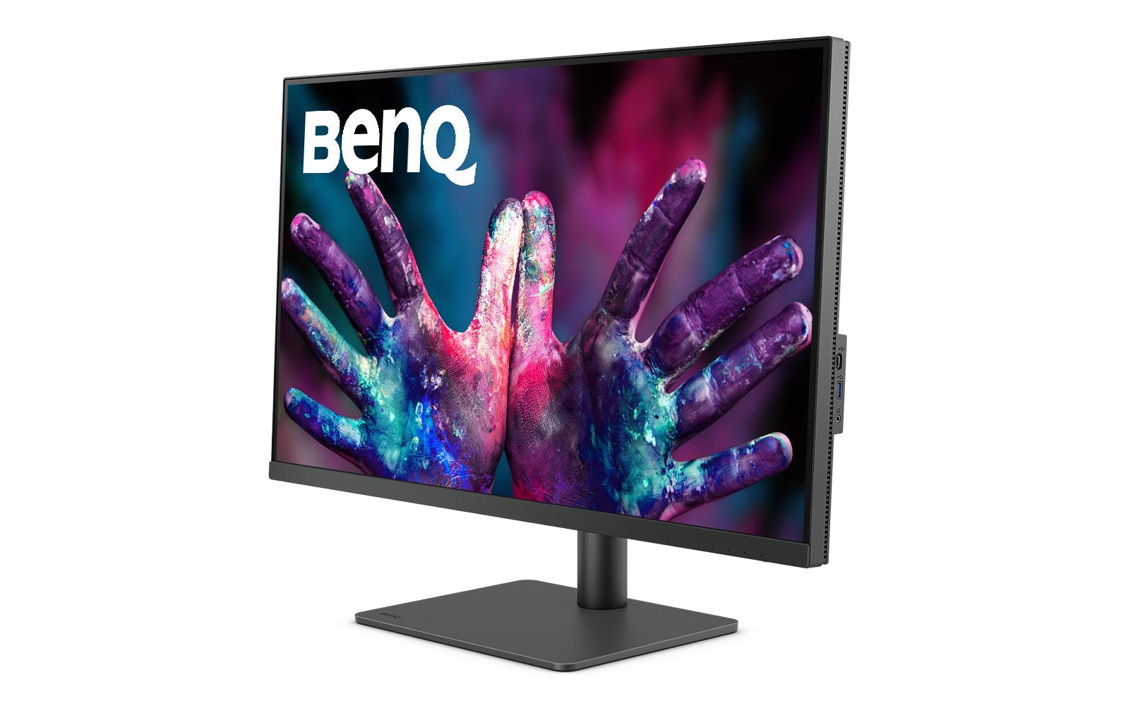 BenQ PD3205U – Monitor, 32" 3840 × 2160 (UHD 4K), IPS, 60 Hz, 350 cd/m², KVM, USB-C, VESA 100 × 100, Schwarz