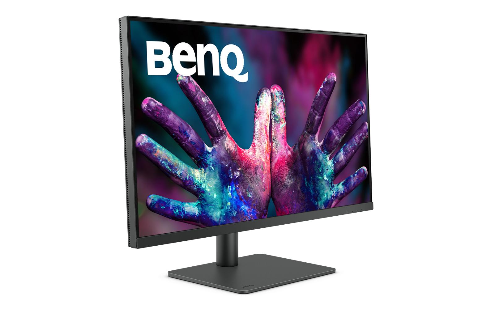 BenQ PD3205U – Monitor, 32" 3840 × 2160 (UHD 4K), IPS, 60 Hz, 350 cd/m², KVM, USB-C, VESA 100 × 100, Schwarz