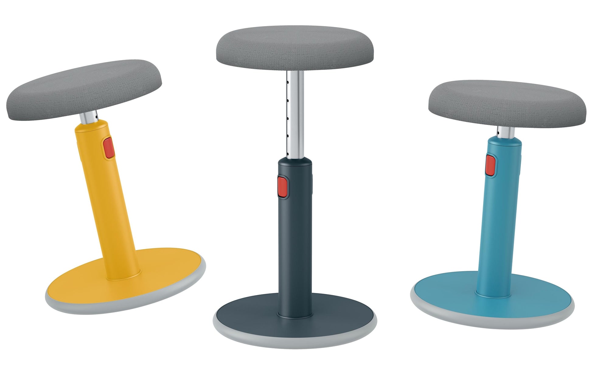 Leitz Hocker Ergo Cosy Active – Sitzhöhe 46–79 cm, 110 kg, grau