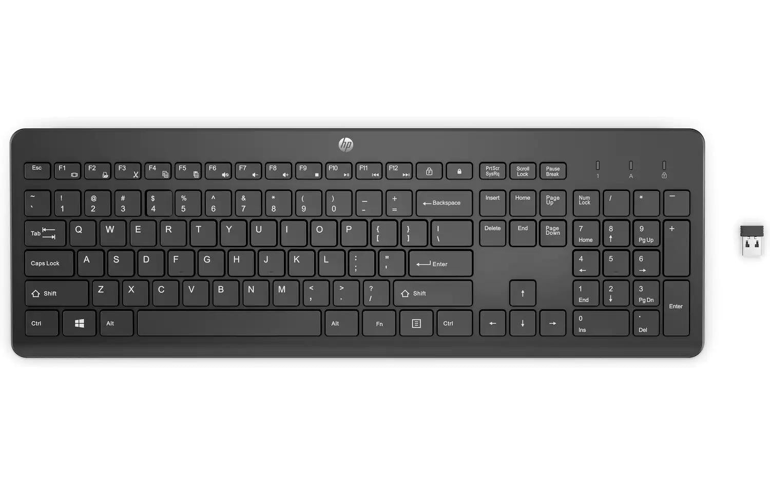 HP 230 – Tastatur, kabellos, schwarz