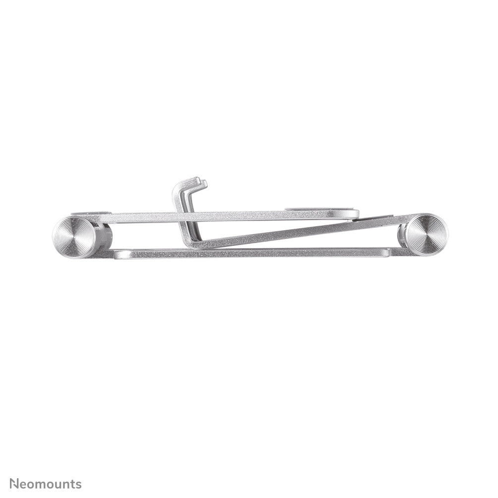 Neomounts Tischständer, faltbar, verstellbar – für bis 4,7" – Silber, Aluminium