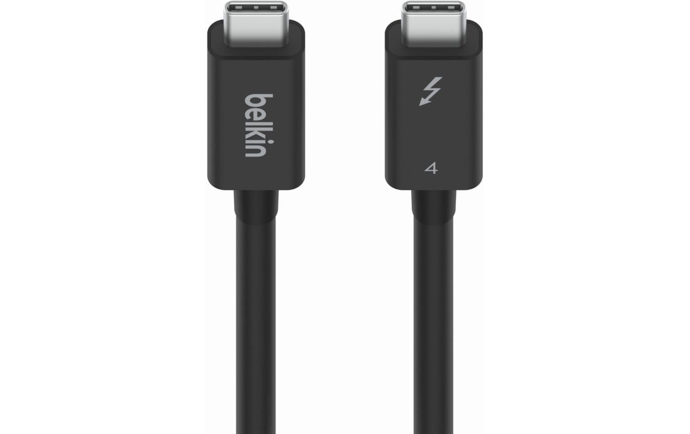 Belkin USB-C-zu-USB-C Thunderbolt 4 Kabel – 2 m, 40 Gbit/s, 100 W, aktiv