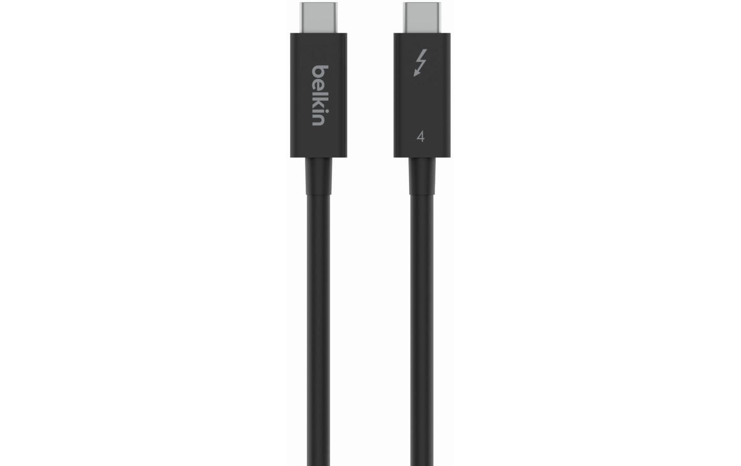 Belkin USB-C-zu-USB-C Thunderbolt 4 Kabel – 2 m, 40 Gbit/s, 100 W, aktiv