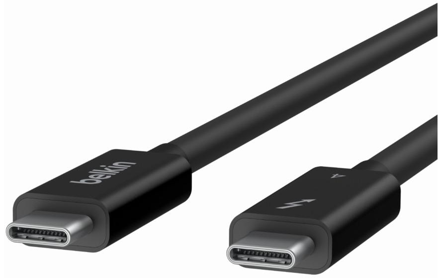 Belkin USB-C-zu-USB-C Thunderbolt 4 Kabel – 2 m, 40 Gbit/s, 100 W, aktiv