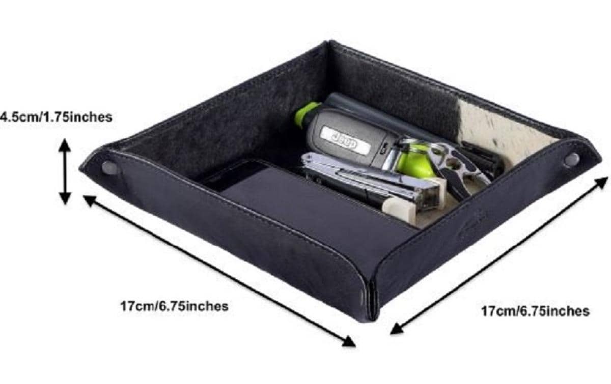 Alpenleder Taschenentleerer – 170 × 170 × 45 mm