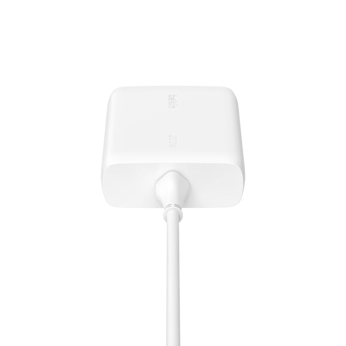 Belkin BOOSTCHARGE PRO Ladegerät – 200 W, 4× USB-C, GaN