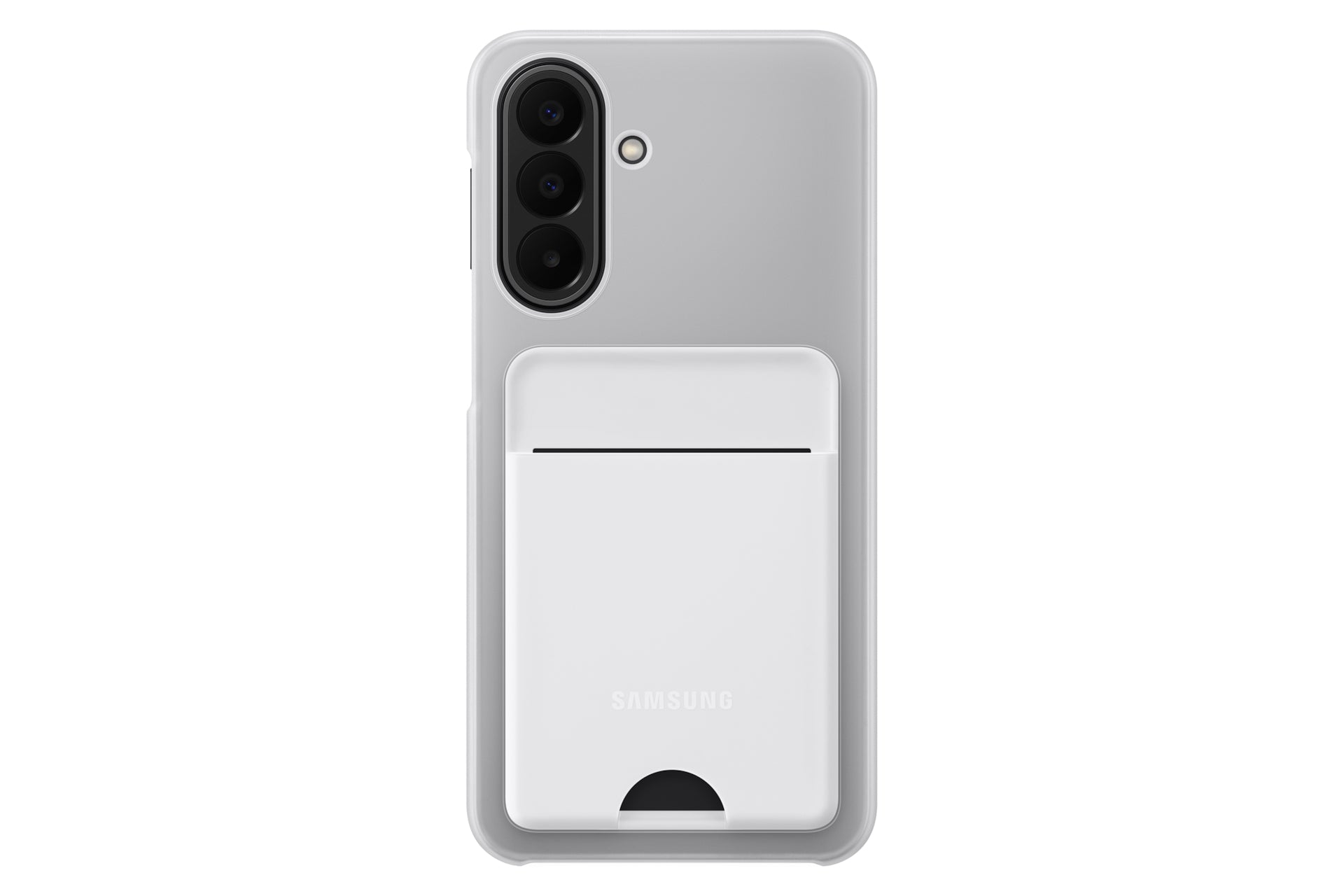 Samsung Wallethülle – für Samsung Galaxy A27, mit Kartenfach, Kunststoff, Grau