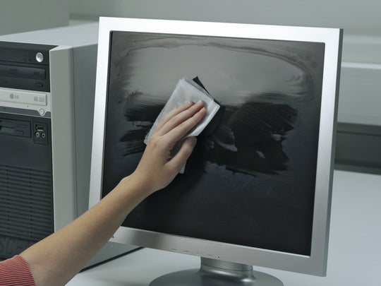 Durable Reinigungstücher Screenclean 50 – alkoholfrei – für LCD/TFT/Plasma – 50 Stk.