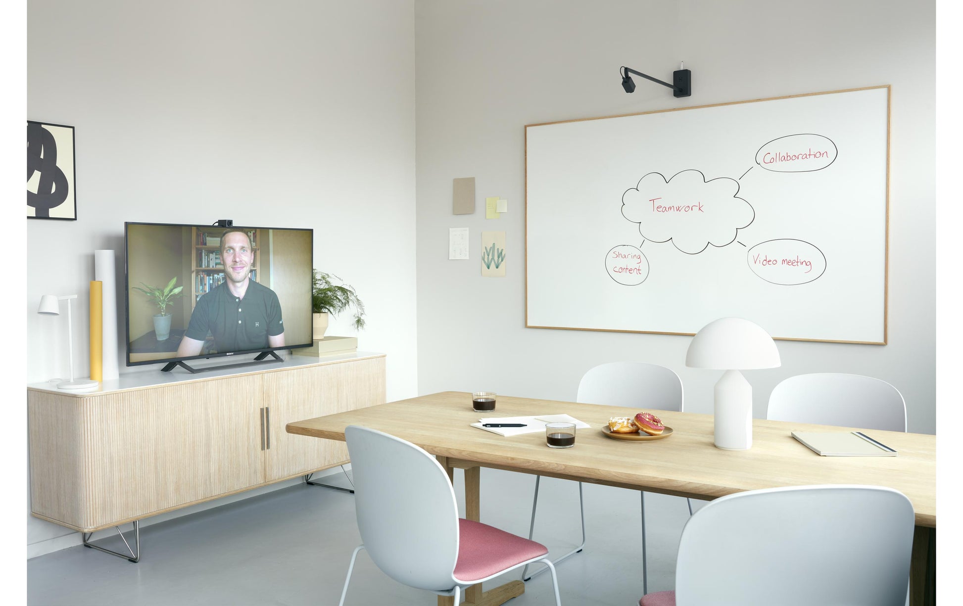 Huddly Canvas – Visualizer (Dokumentenkamera) – Full HD, 120° Sichtfeld, USB-C, für Microsoft Teams, Google Me
