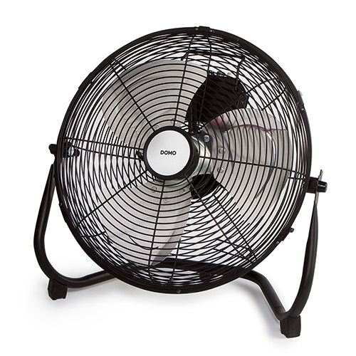 Domo Bodenventilator DO8134 – 35 cm, 3 Stufen, oszillierend, Schwarz