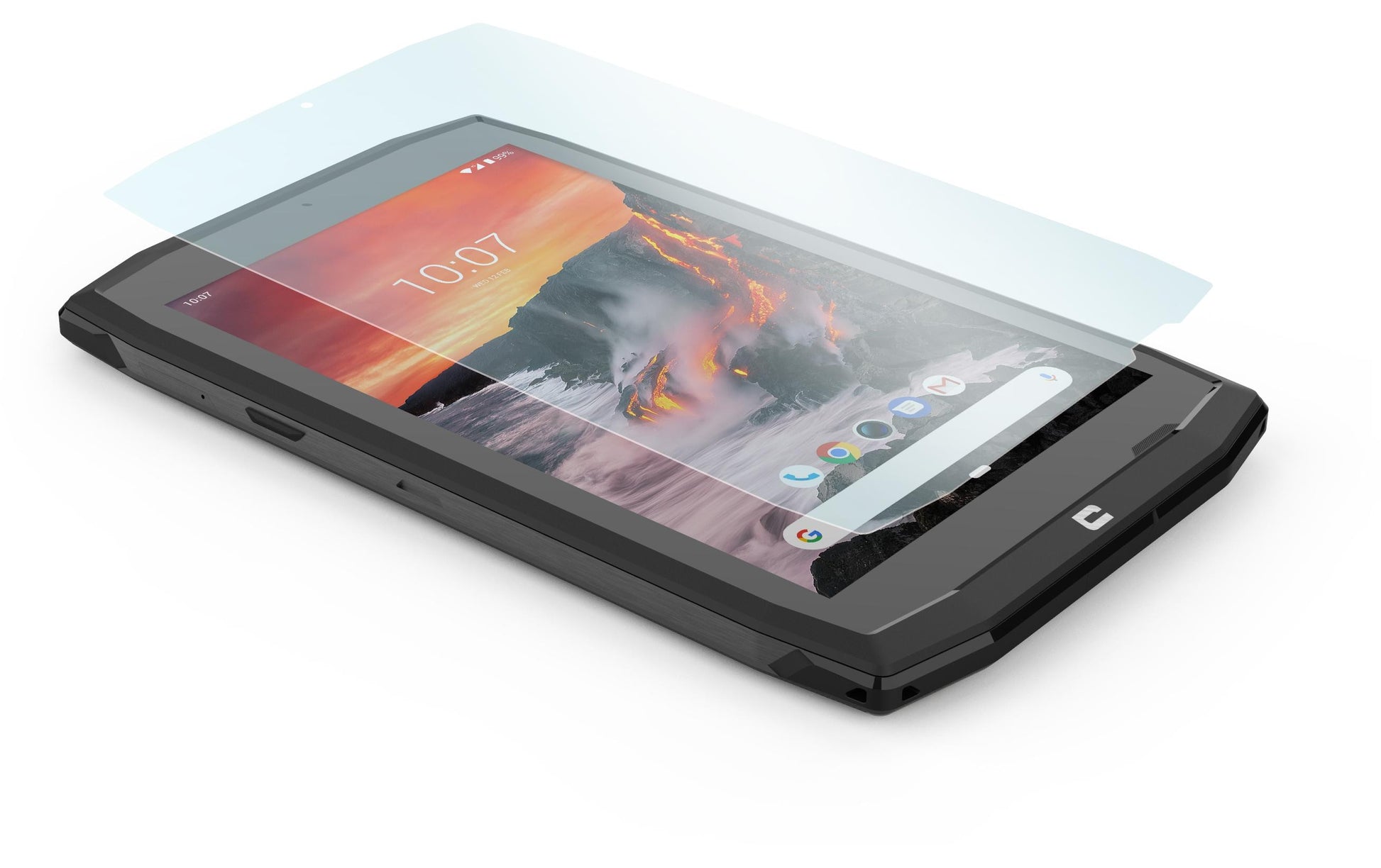 Crosscall X-Glass Displayschutzfolie – für Crosscall Core T4, 8", gehärtetes Glas, transparent