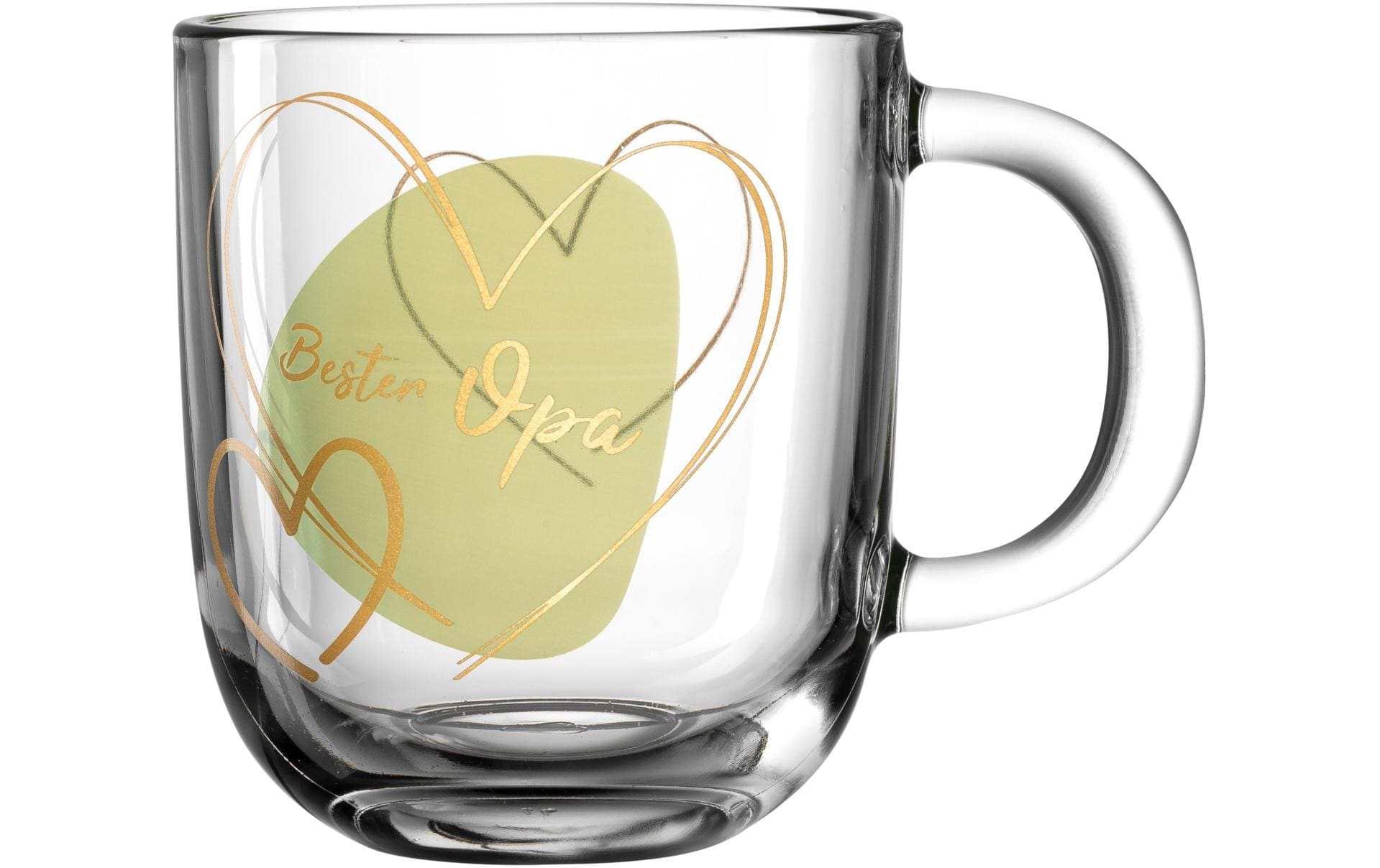 LEONARDO Kaffeetasse Emozione – 400 ml, Ø 8,7 cm, Glas, Transparent, mikrowellengeeignet