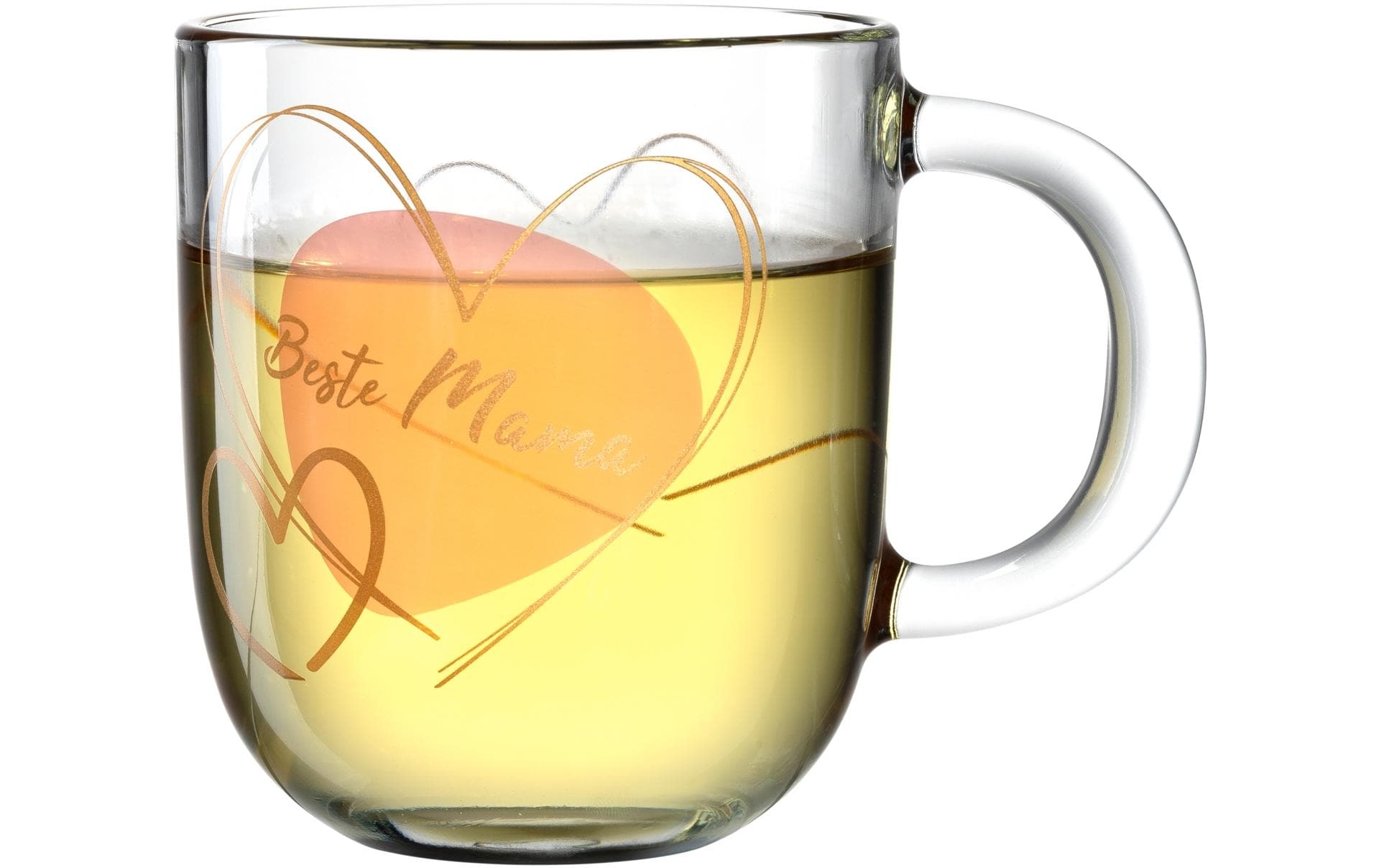 LEONARDO Tasse Emozione – 400 ml, Ø 8,7 cm, H 15,0 cm, Kalk-Natron-Glas, Transparent, mikrowellengeeignet
