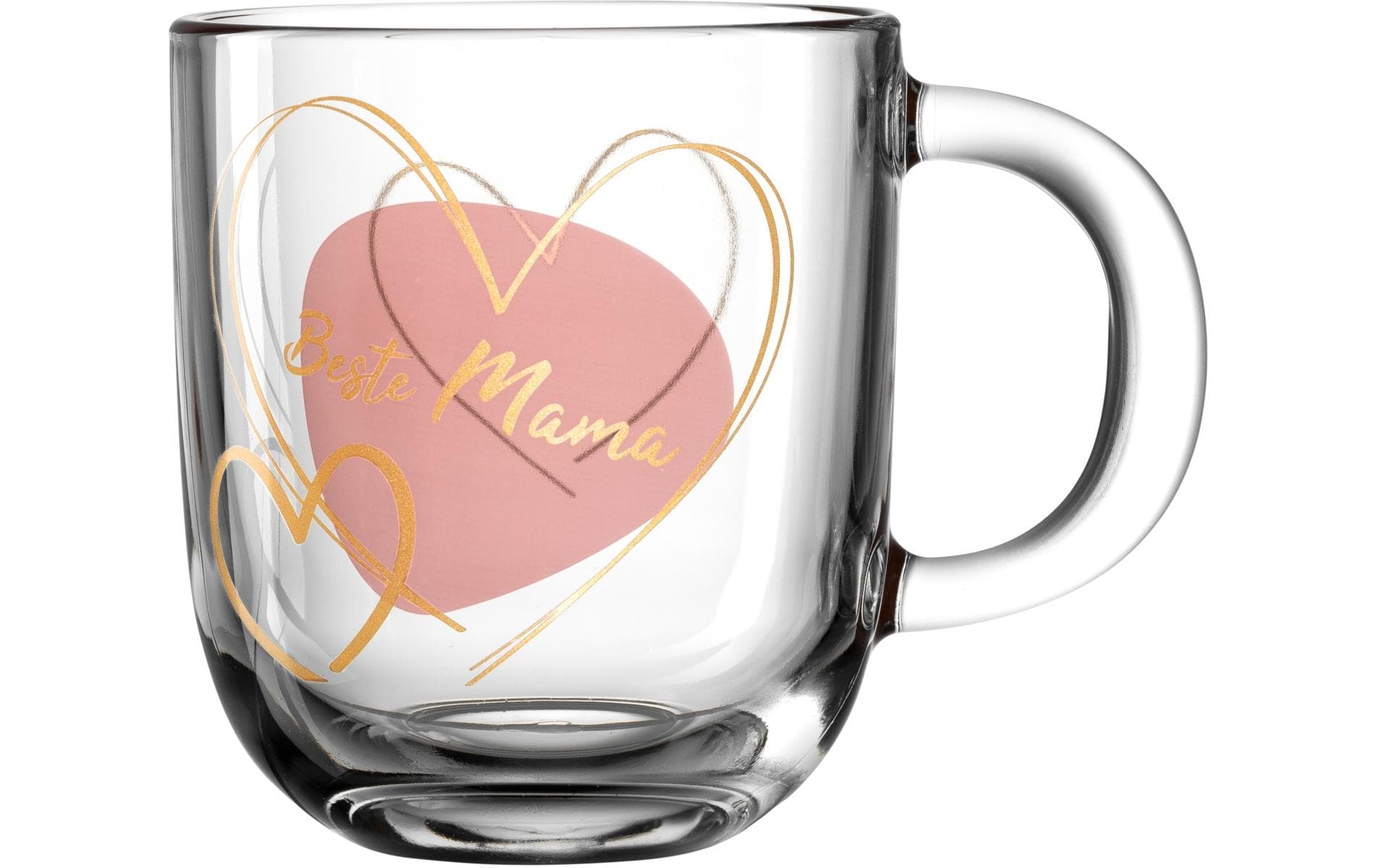 LEONARDO Tasse Emozione – 400 ml, Ø 8,7 cm, H 15,0 cm, Kalk-Natron-Glas, Transparent, mikrowellengeeignet