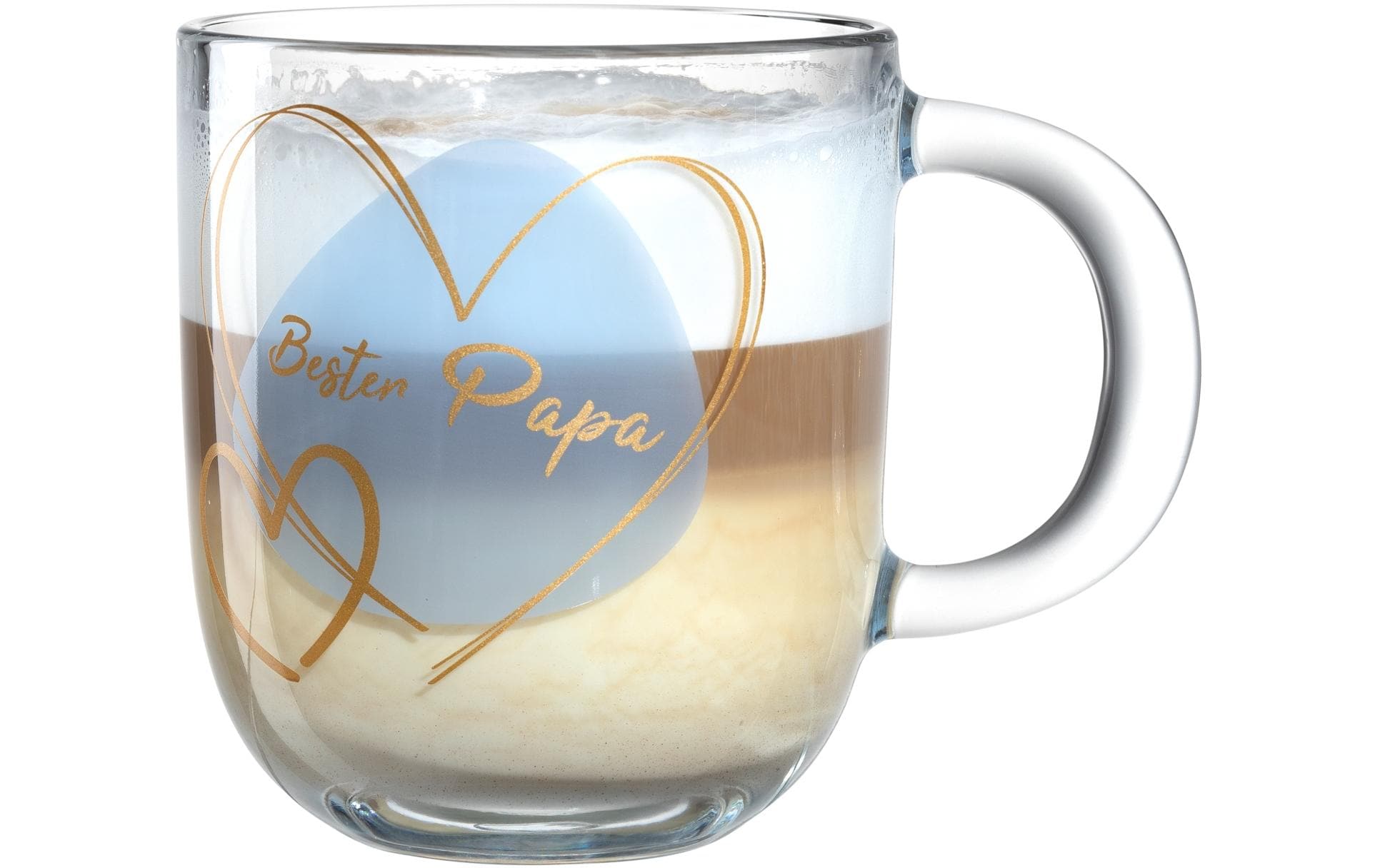 LEONARDO Kaffeetasse – 400 ml, Ø 8,7 cm, H 15,0 cm, Glas, Transparent, mikrowellengeeignet