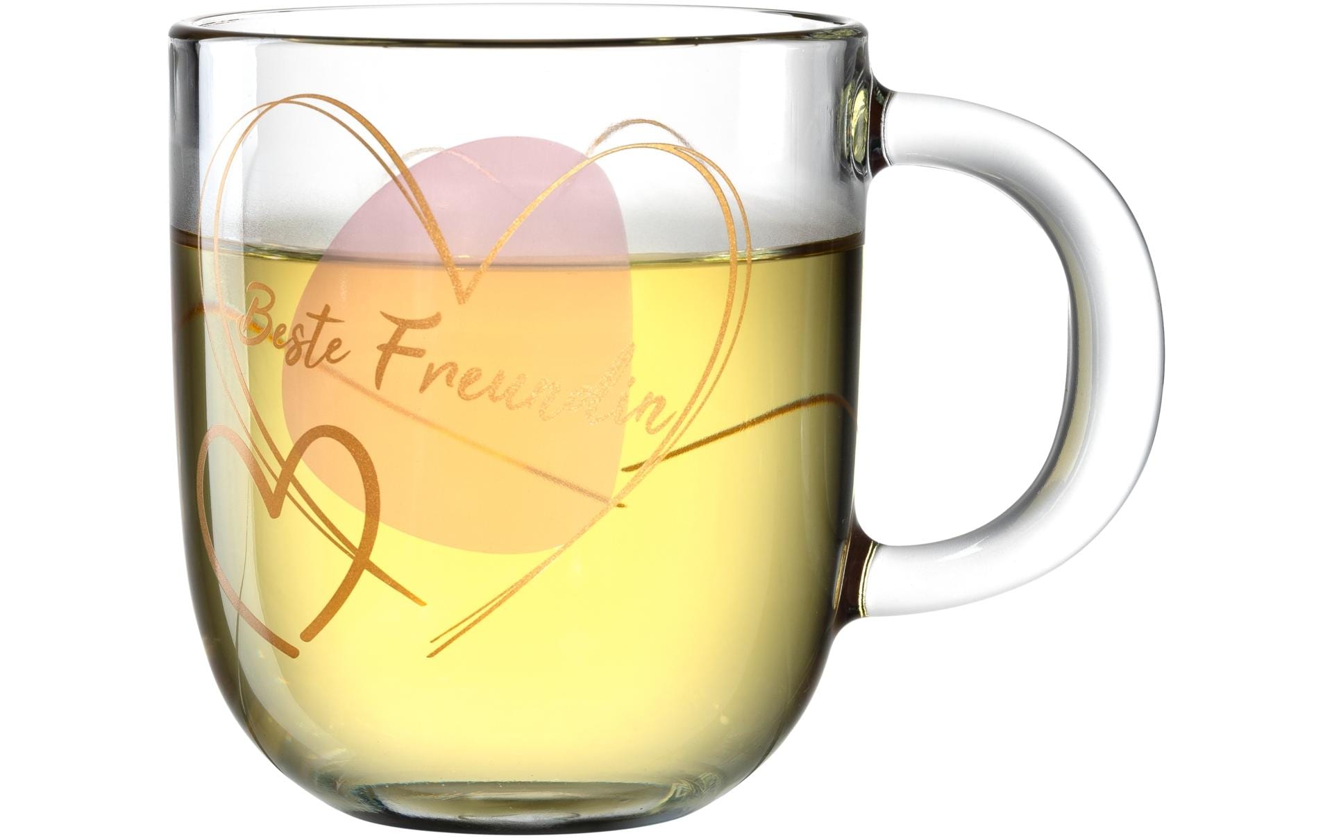 LEONARDO Kaffeetasse Emozione – 400 ml, Ø 8,7 cm (H 15 cm), Kalk-Natron-Glas, Transparent, mikrowellengeeignet