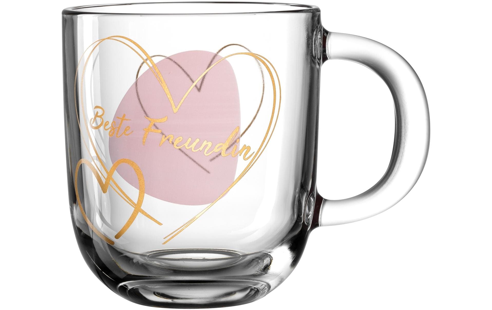 LEONARDO Kaffeetasse Emozione – 400 ml, Ø 8,7 cm (H 15 cm), Kalk-Natron-Glas, Transparent, mikrowellengeeignet