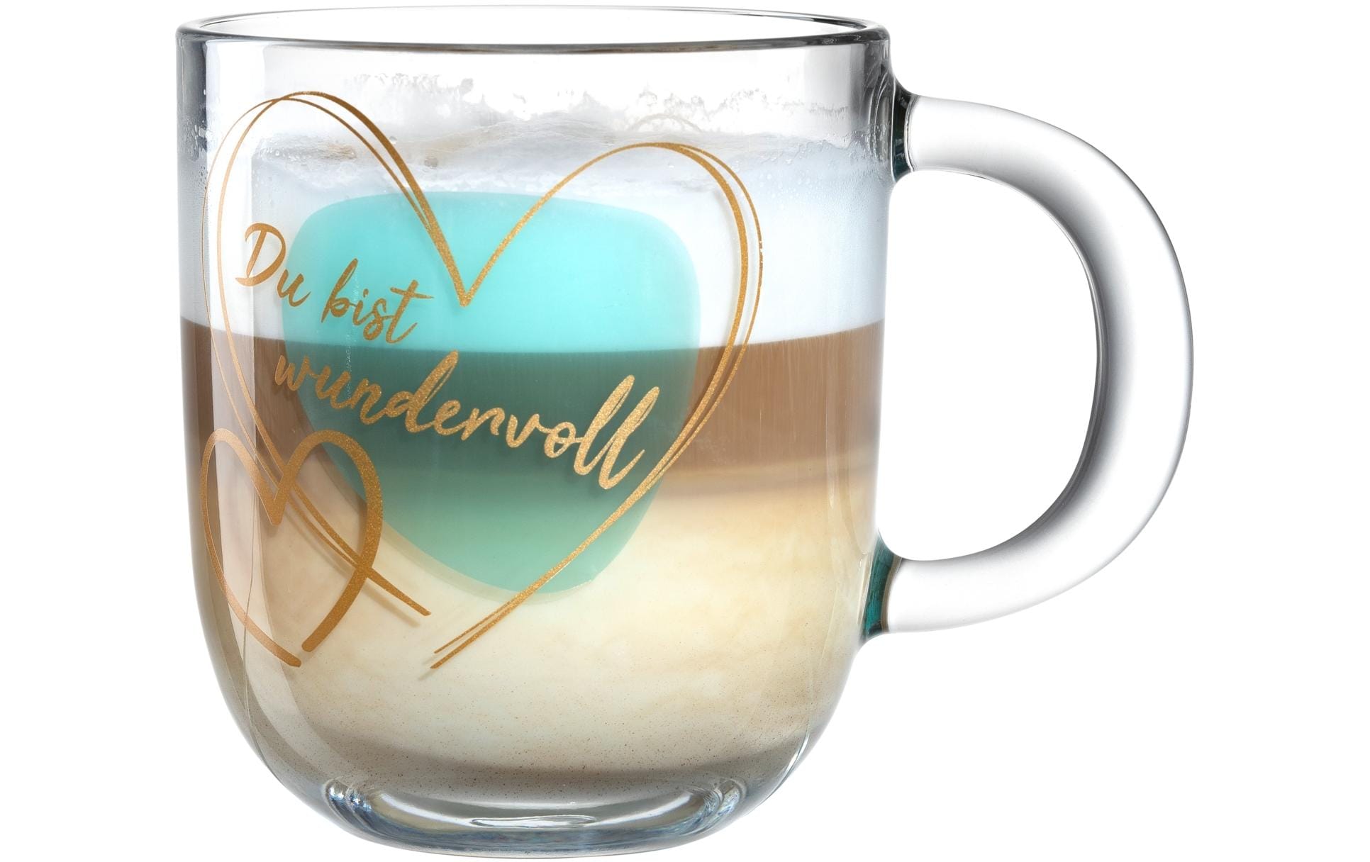 LEONARDO Kaffeetasse Emozione – 400 ml, Ø 8,7 cm, Glas, Transparent, mikrowellengeeignet