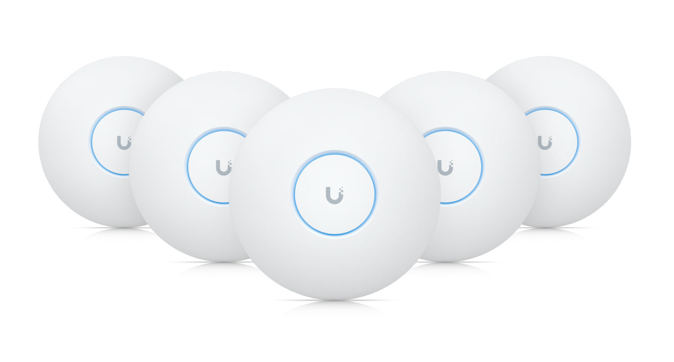 Ubiquiti UniFi U7 Pro (5er-Pack) Access Point – Wi‑Fi 7, Tri‑Band (2,4/5/6 GHz), bis 5,7 Gbit/s, 1× 1G/2,5G