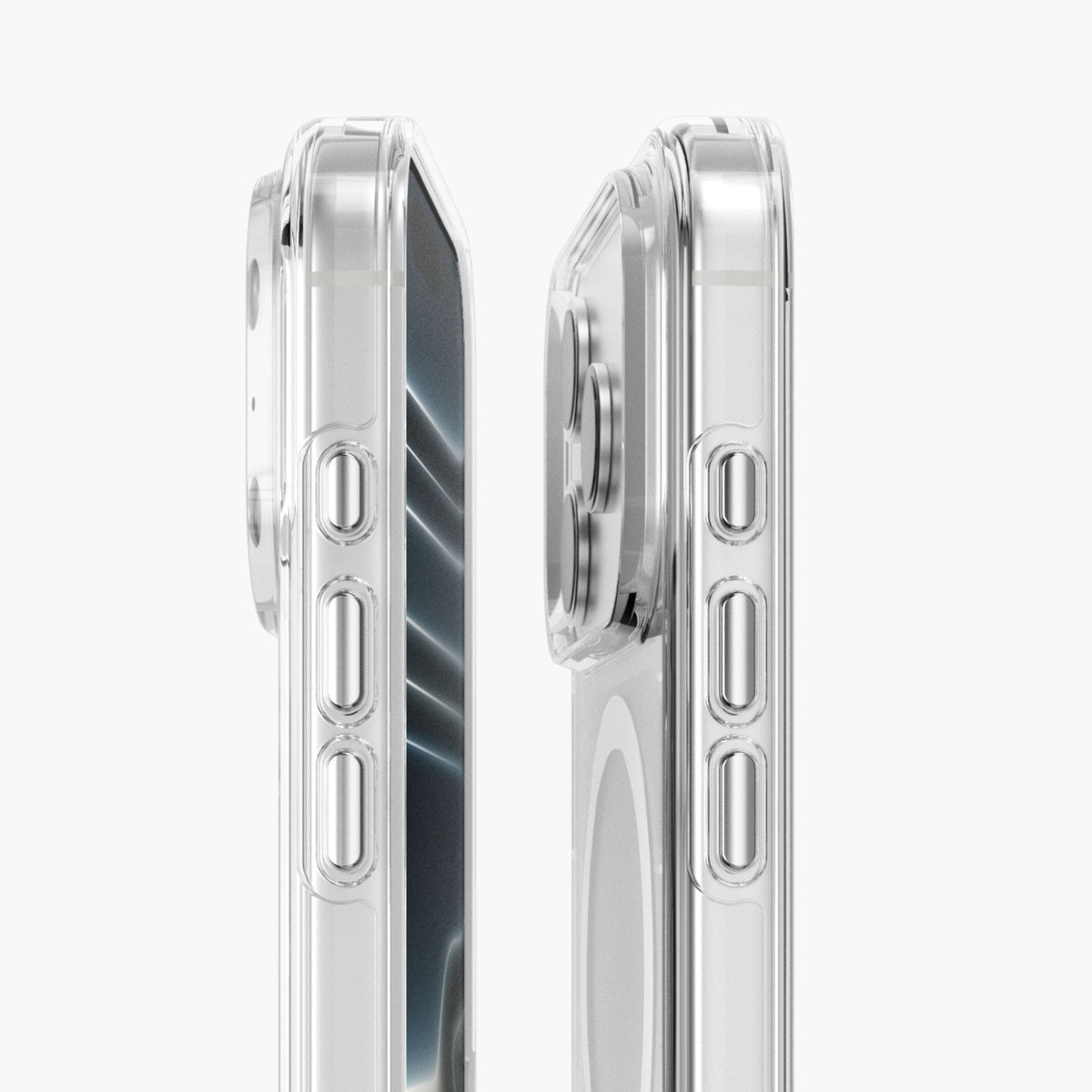 Vonmählen Backcover – für Apple iPhone 17 Pro Max – transparent/weiss – PC, MagSafe-kompatibel