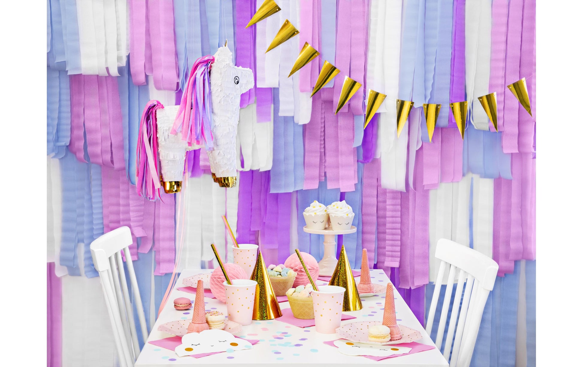 PartyDeco Servietten Wolke, Papier, 16 × 9,5 cm – 20 Stk.