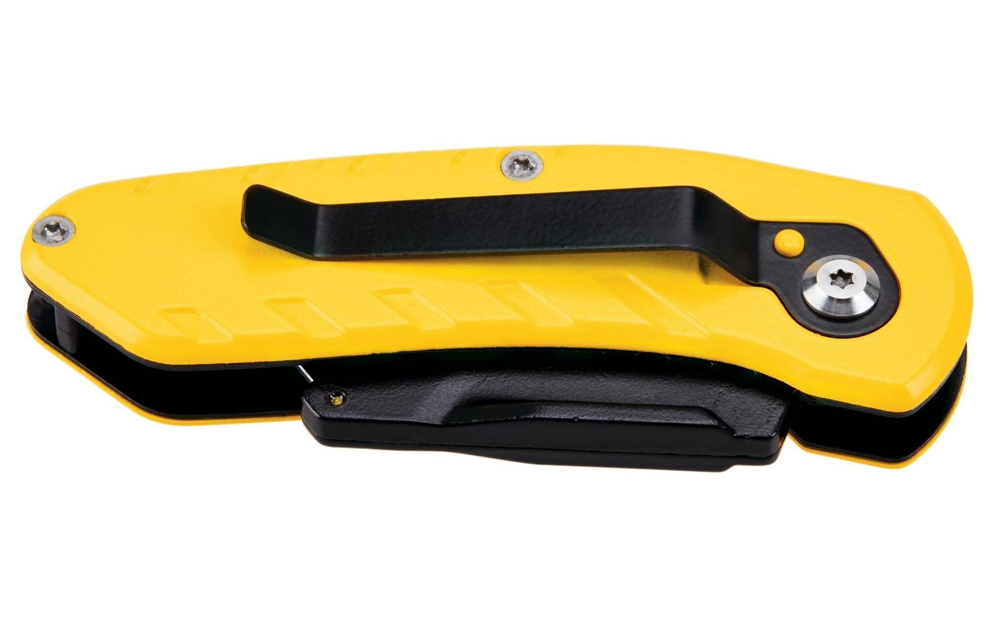 Stanley Einziehbares Trapezmesser, Aluminium-Druckguss, Klingenmagazin, Schwarz, 1 Stk.