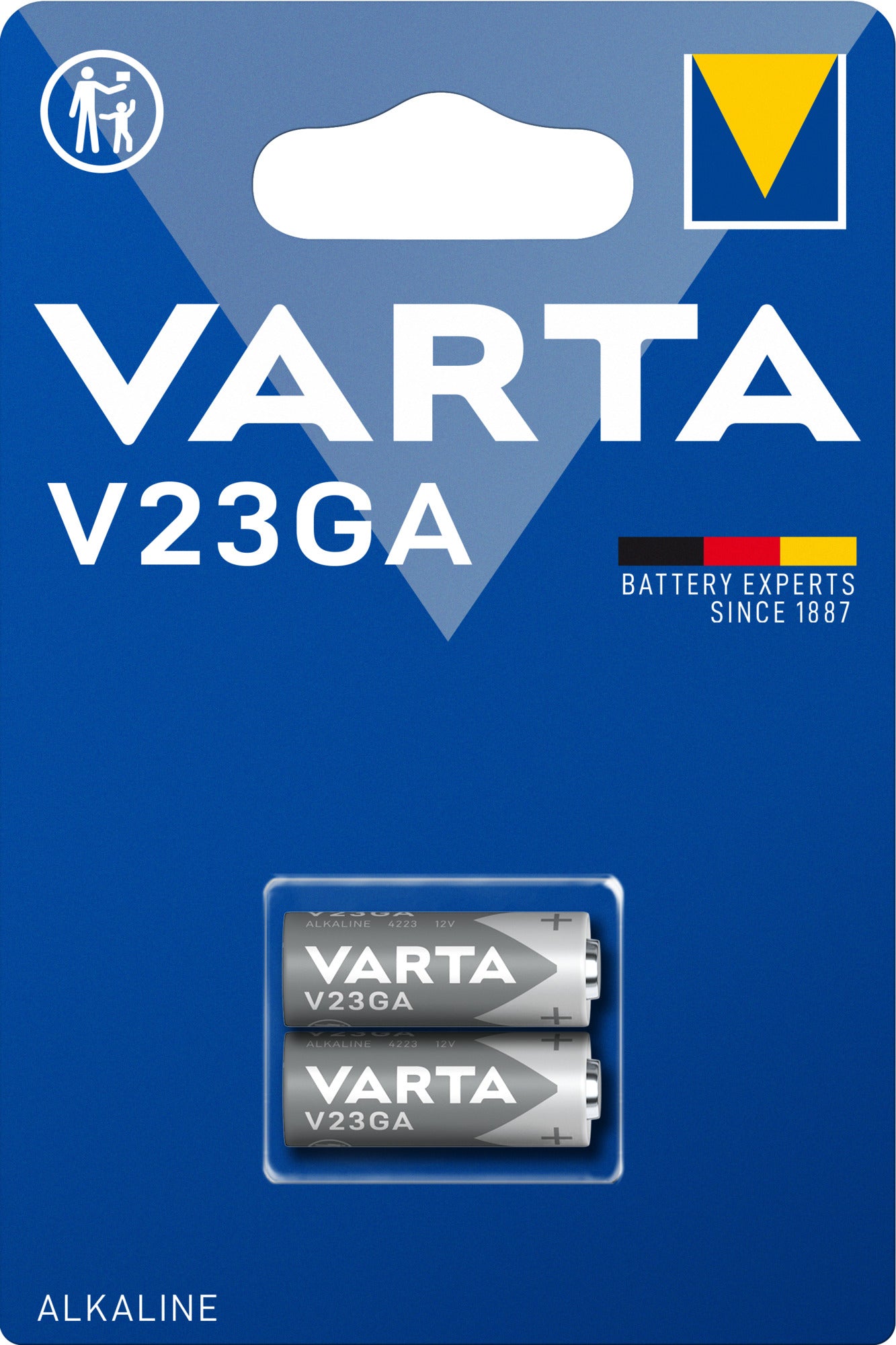 Varta A23 Batterien – Alkaline, 12 V – 2 Stk.