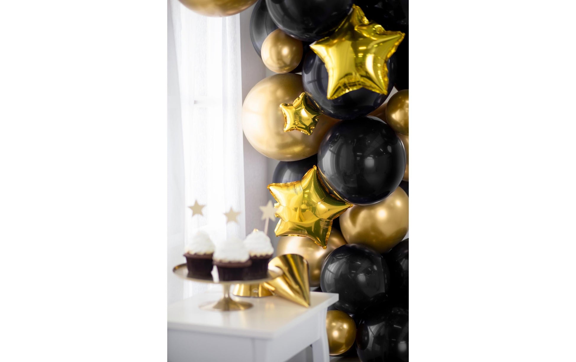PartyDeco Luftballons – Gold – Ø 30 cm – Latex – 10 Stk