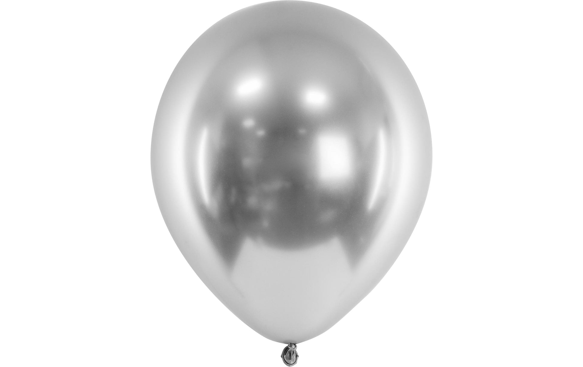 PartyDeco Luftballons – Silber – Ø 30 cm – Latex – 10 Stk