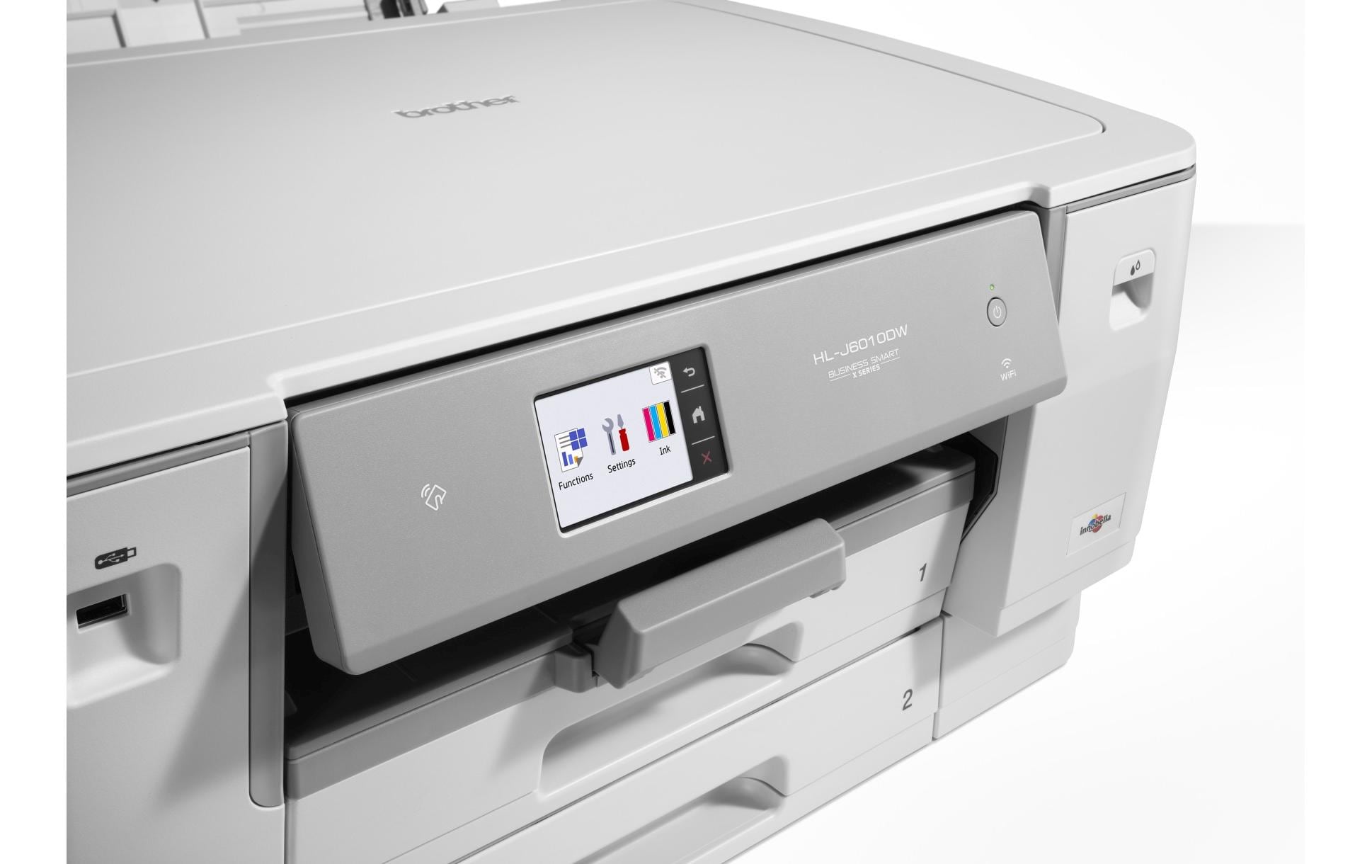 Brother HL-J6010DW – A3, Farbe, Duplex, LAN/WLAN/USB/NFC, 4800 × 1200 dpi