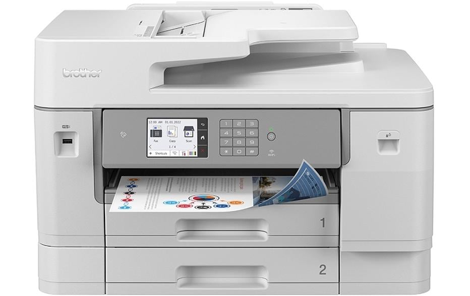 Brother MFC-J6955DW – Farbiges Tintenstrahl-MFP A3, 4-in-1 – USB/LAN/WLAN – Duplex, Duplex-ADF – 30 S/W-Seiten pro Minute