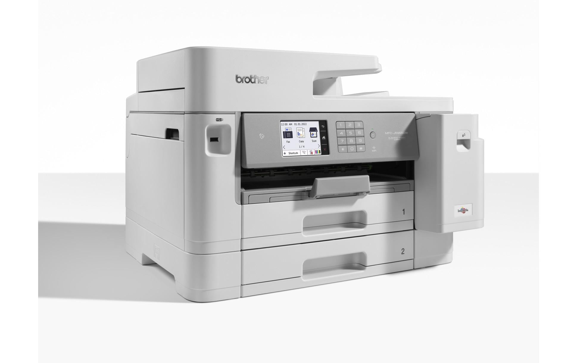 Brother MFC-J5955DWT – Farbiges Tintenstrahl-MFP A3, 4-in-1 – USB/LAN/WLAN – Duplex, Duplex-ADF – 30 S./Min. S/W
