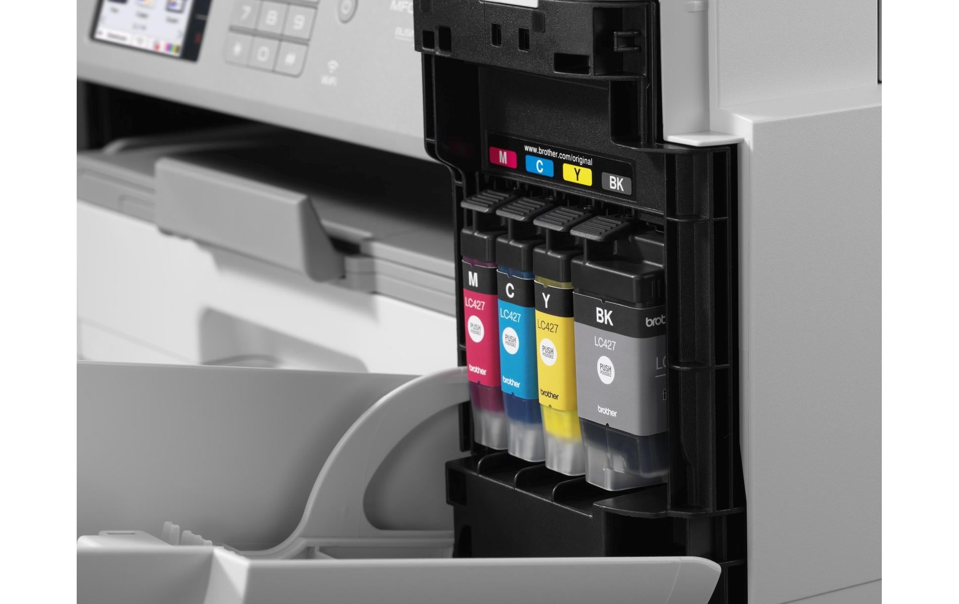 Brother MFC-J5955DWT – Farbiges Tintenstrahl-MFP A3, 4-in-1 – USB/LAN/WLAN – Duplex, Duplex-ADF – 30 S./Min. S/W