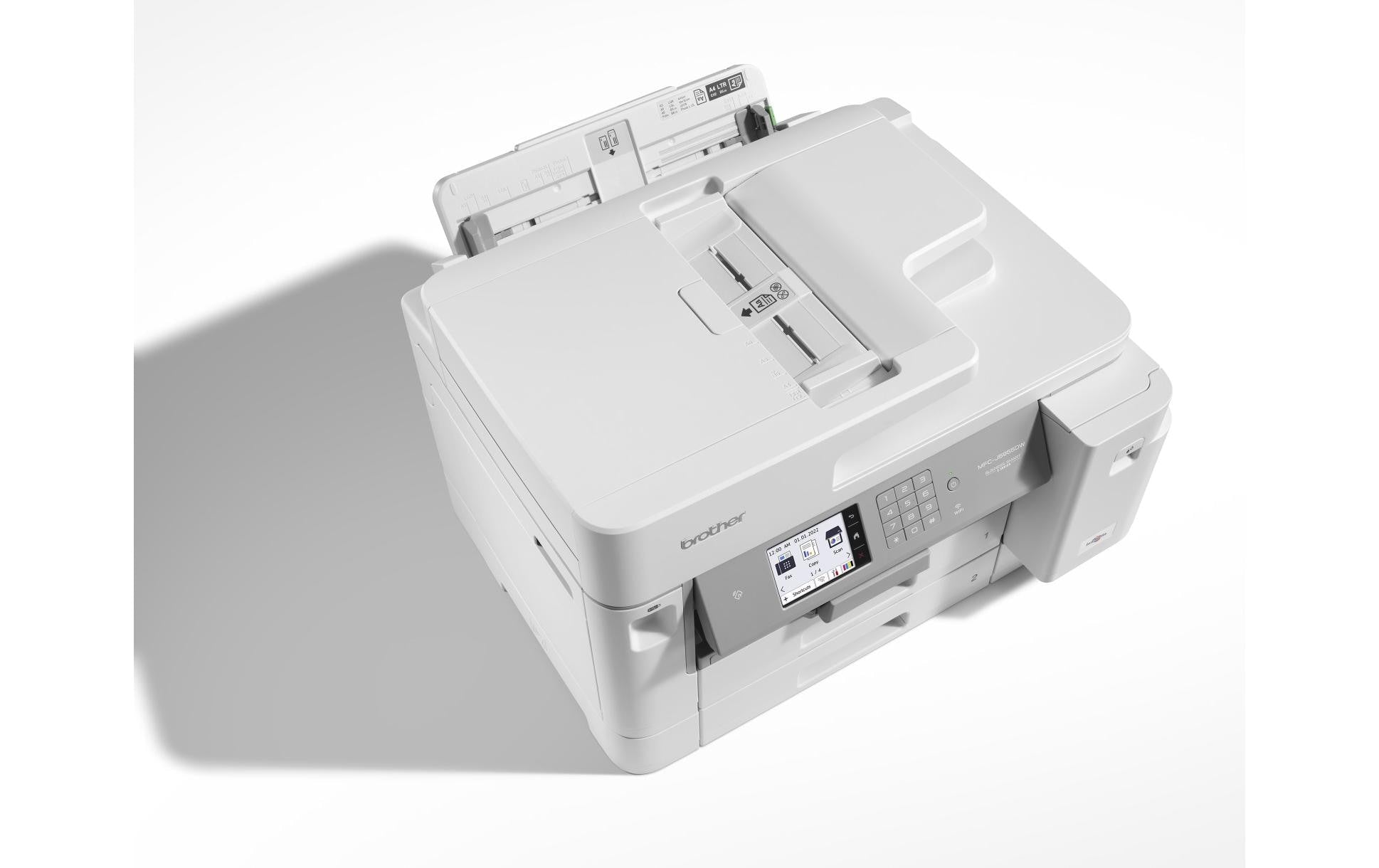 Brother MFC-J5955DWT – Farbiges Tintenstrahl-MFP A3, 4-in-1 – USB/LAN/WLAN – Duplex, Duplex-ADF – 30 S./Min. S/W