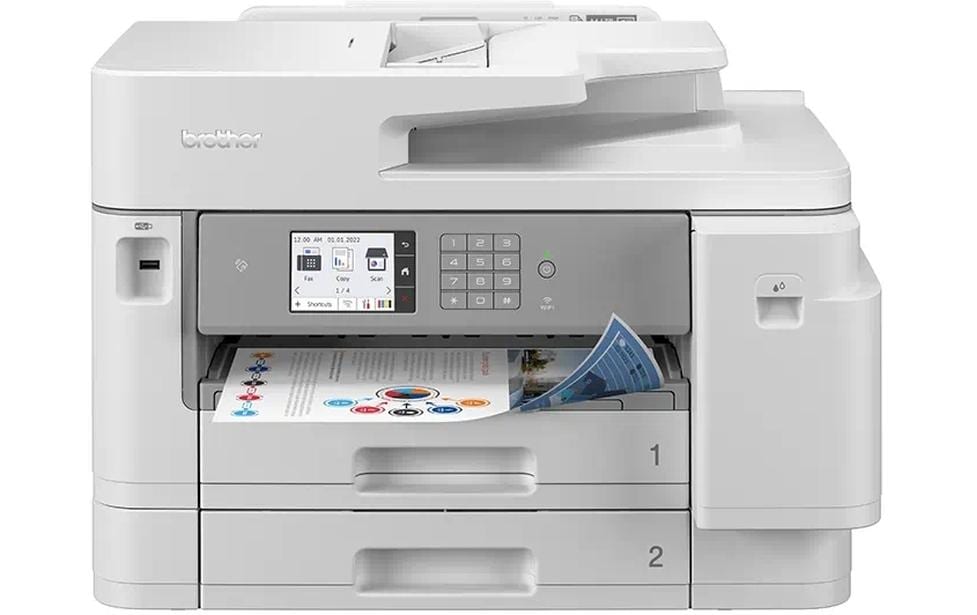 Brother MFC-J5955DWT – Farbiges Tintenstrahl-MFP A3, 4-in-1 – USB/LAN/WLAN – Duplex, Duplex-ADF – 30 S./Min. S/W