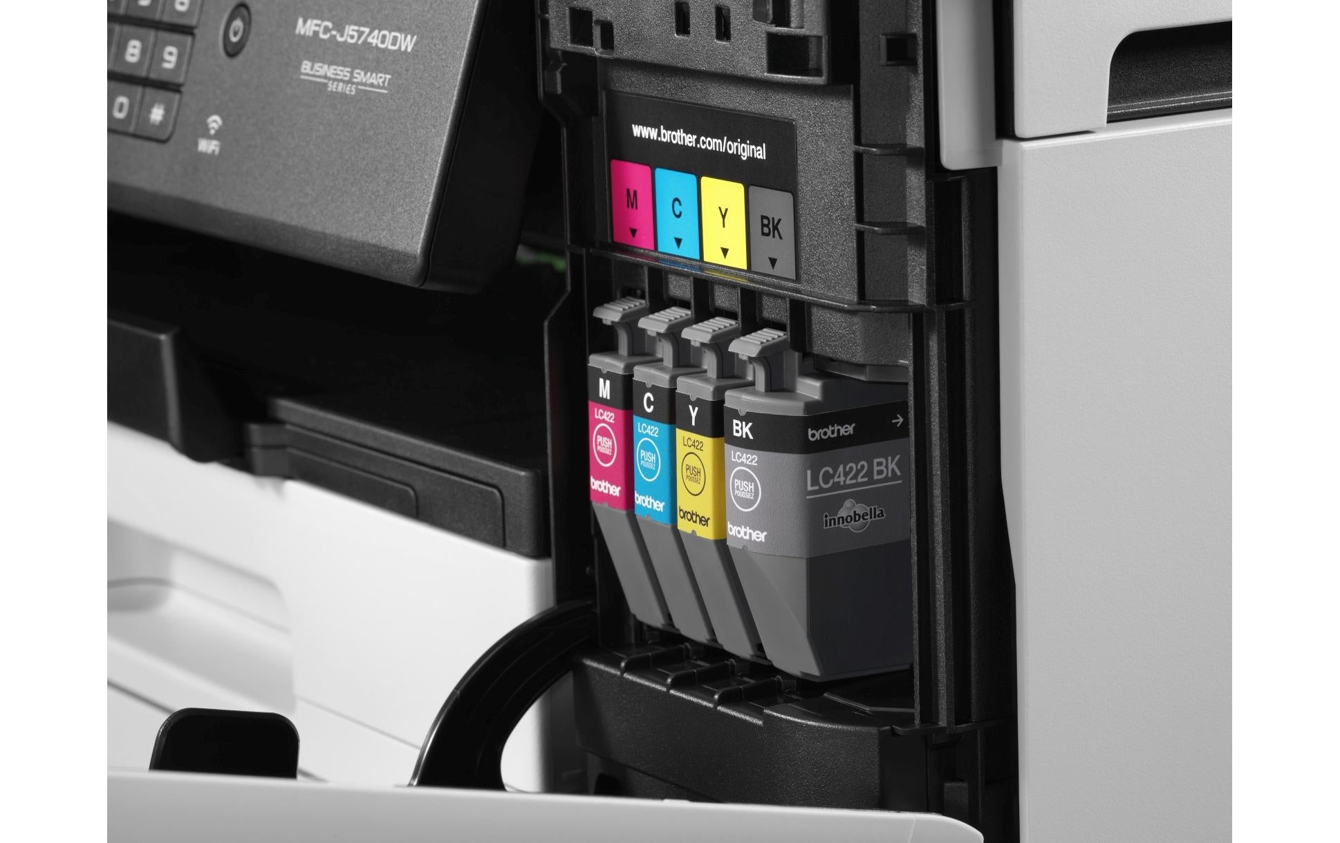 Brother MFC-J5740DW – Farbiges Tintenstrahl-MFP A3, 4-in-1 – USB/LAN/WLAN – Duplex, ADF – 28 S/W-Seiten pro Minute