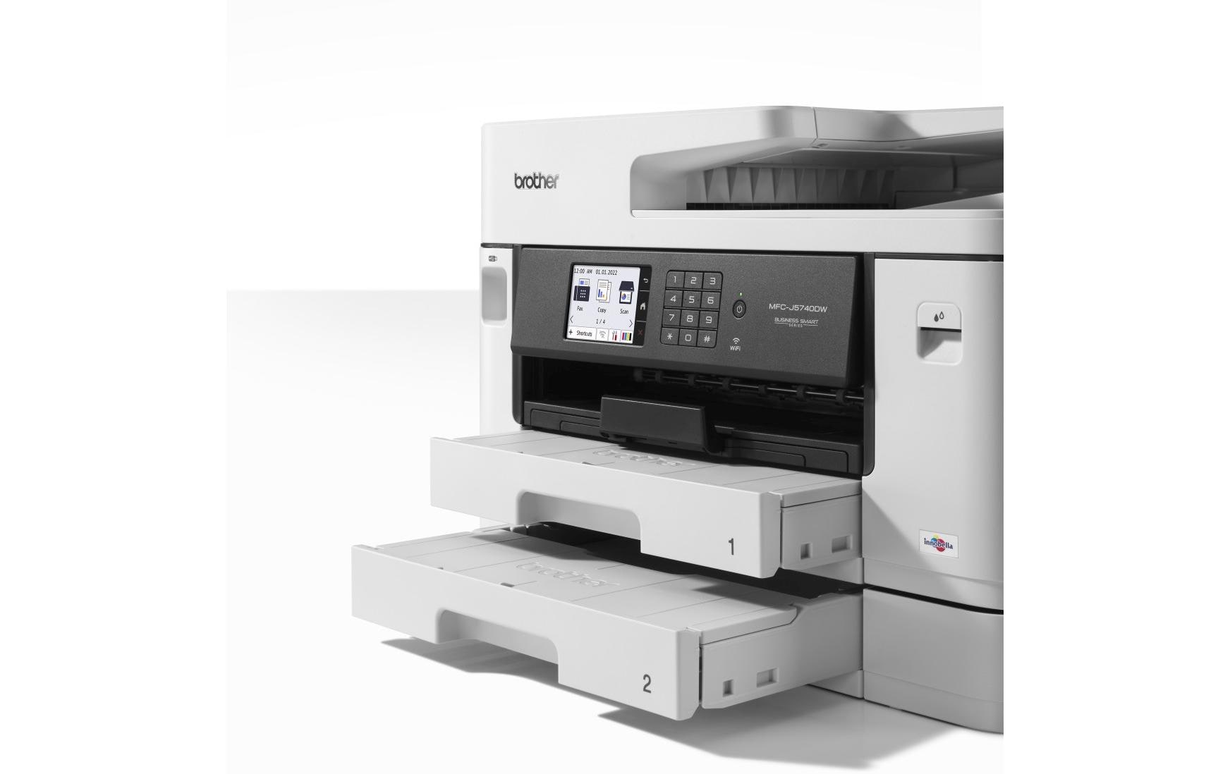 Brother MFC-J5740DW – Farbiges Tintenstrahl-MFP A3, 4-in-1 – USB/LAN/WLAN – Duplex, ADF – 28 S/W-Seiten pro Minute
