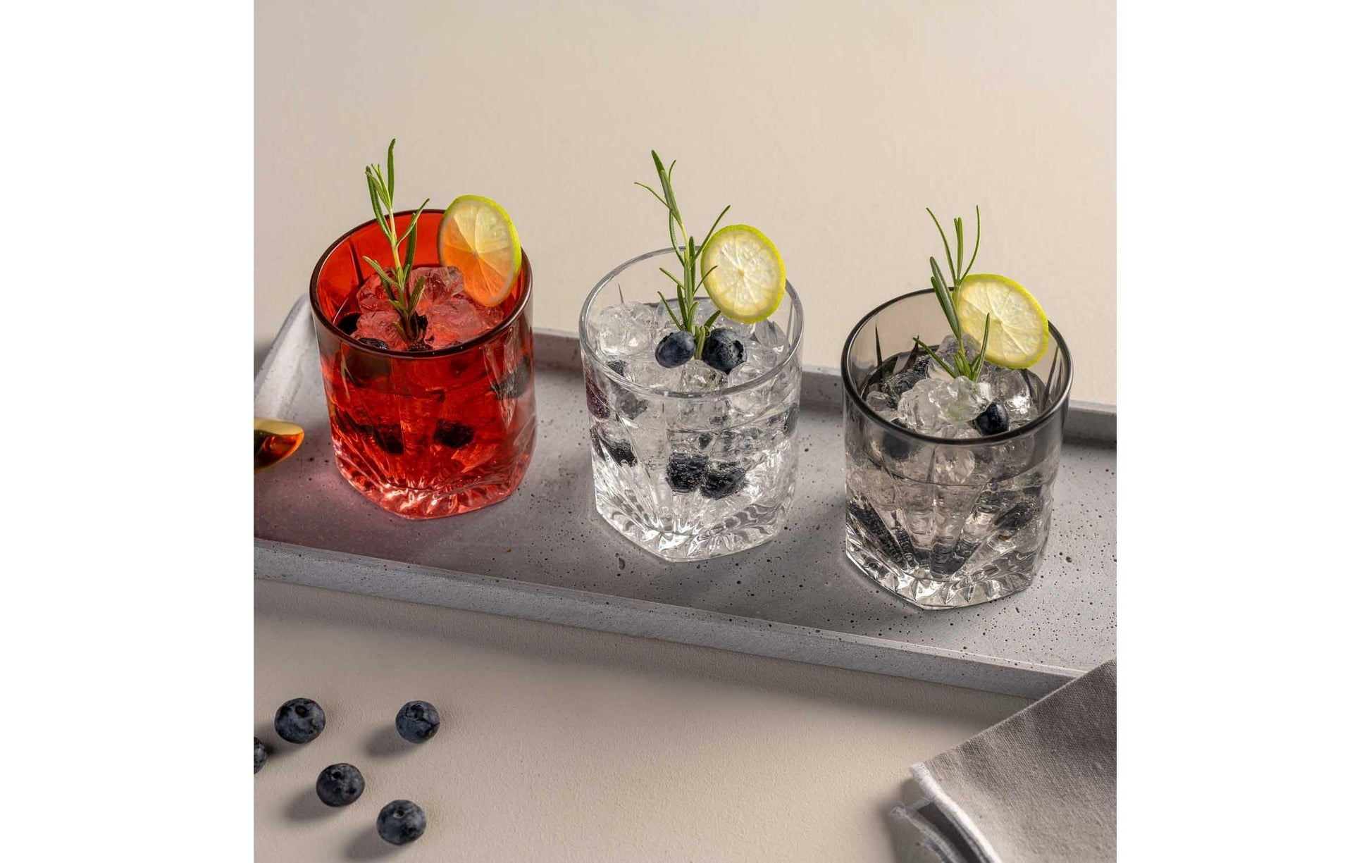 LEONARDO Whiskyglas Capri – 4er Set, 220 ml, Ø 7,6 cm, Kalk-Natron-Glas, Transparent, spülmaschinenfest