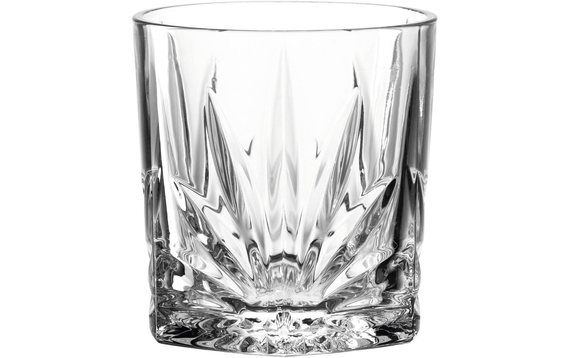 LEONARDO Whiskyglas Capri – 4er Set, 220 ml, Ø 7,6 cm, Kalk-Natron-Glas, Transparent, spülmaschinenfest