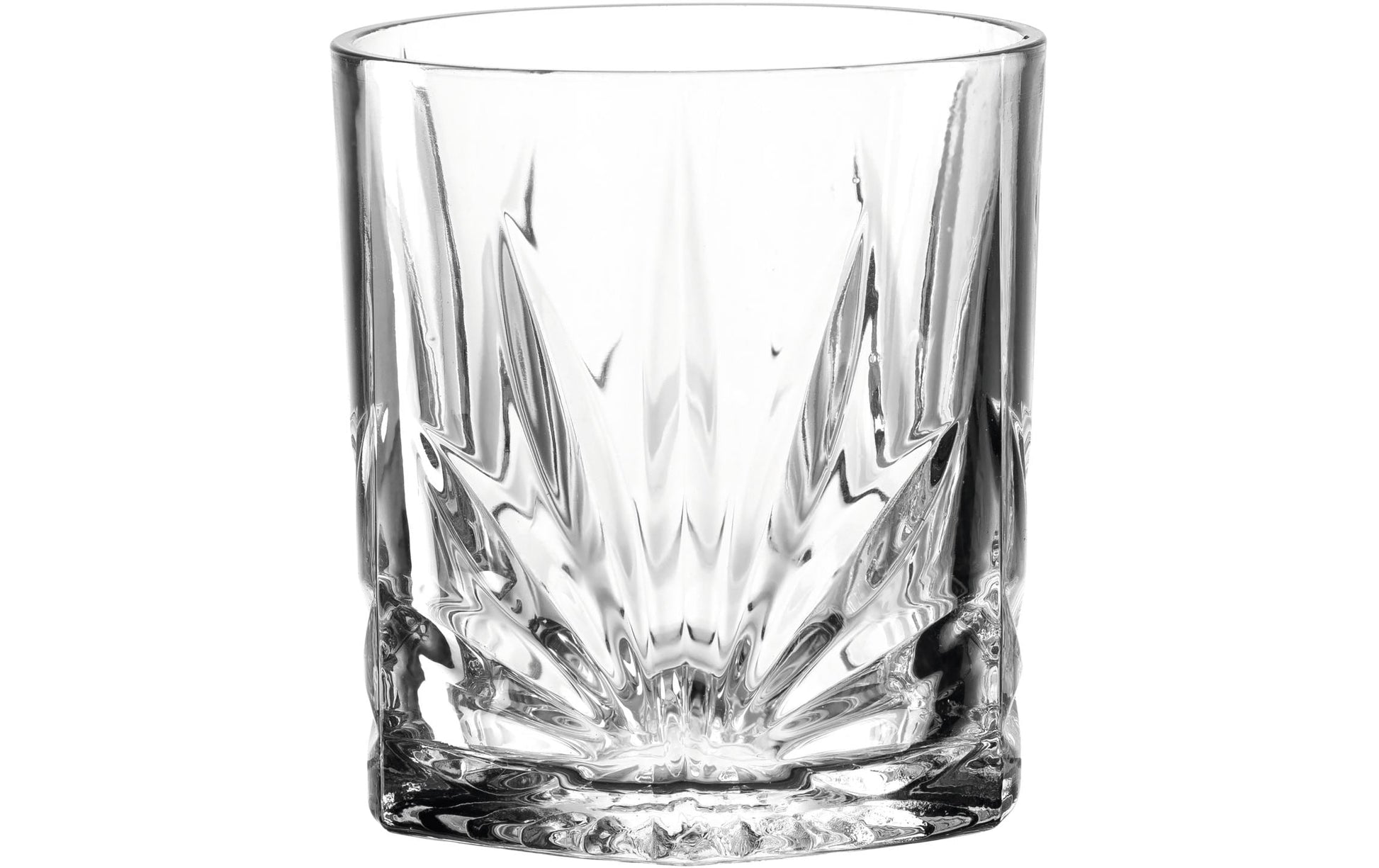 LEONARDO Whiskyglas Capri DOF – 4er Set, 330 ml, Ø 8,5 cm, H 9,5 cm, Glas, Transparent, spülmaschinenfest