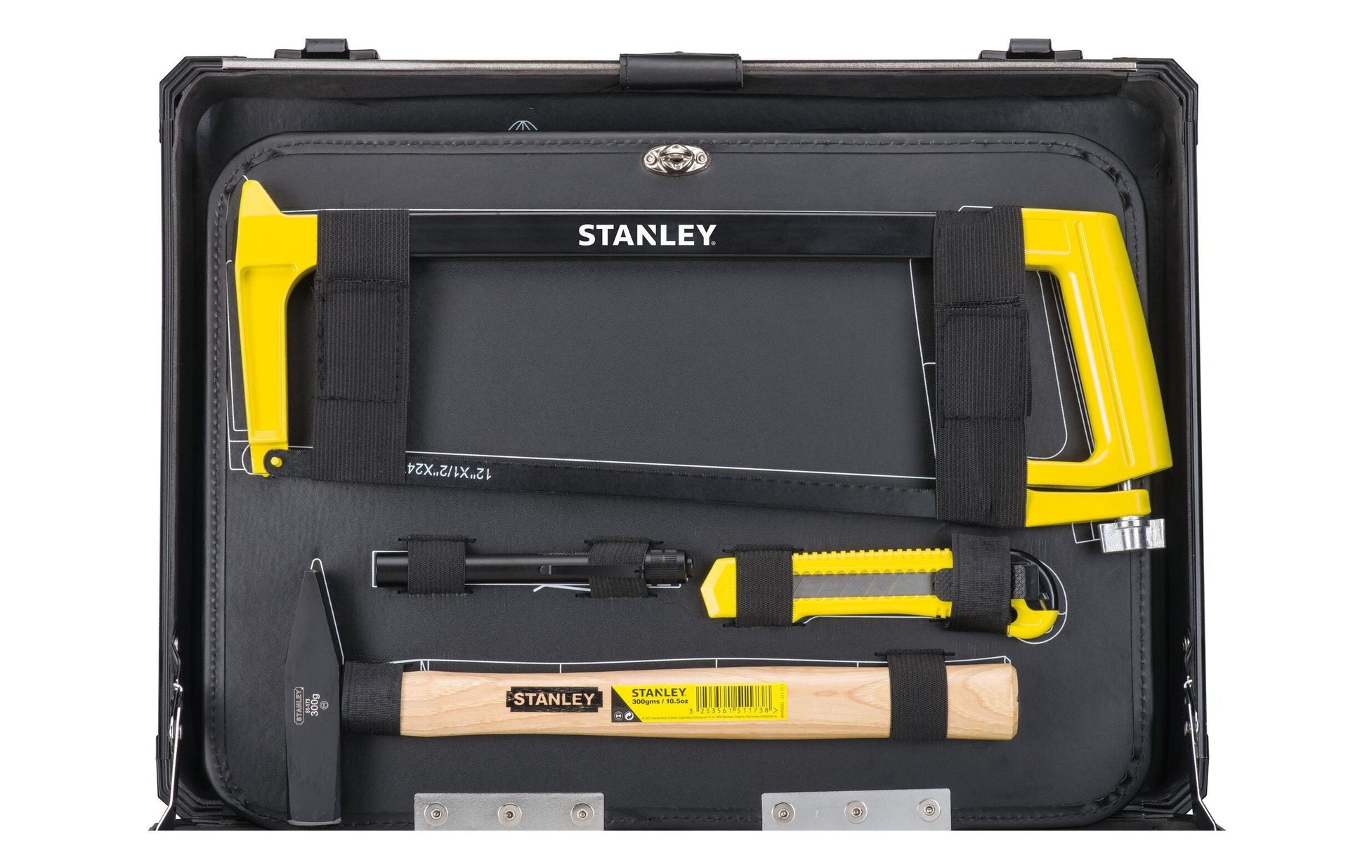 Stanley Reparatur-Toolkit – 61 Bits, 8 Schraubendreher – Schwarz, Gelb – 142 Stück