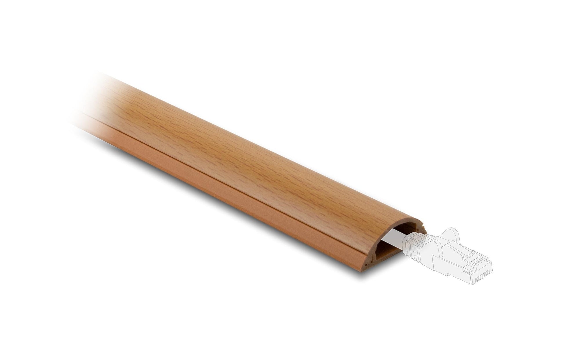 DeLOCK Kabelkanal 30 × 11 mm – 1 m – selbstklebend – braun – PVC