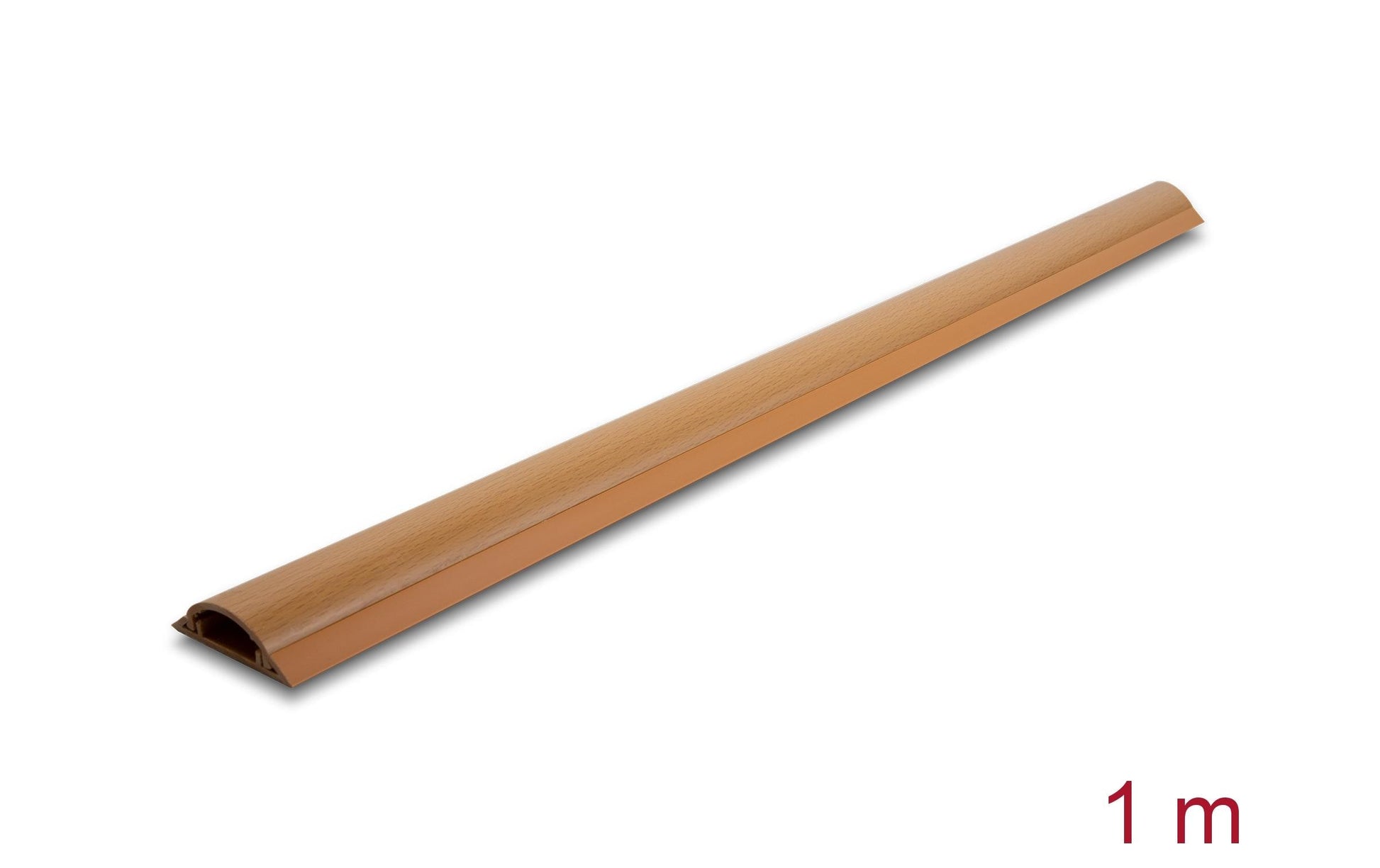 DeLOCK Wandkanal – 50 × 13 mm – 1 m – PVC – Braun, selbstklebend, 1 Stk.