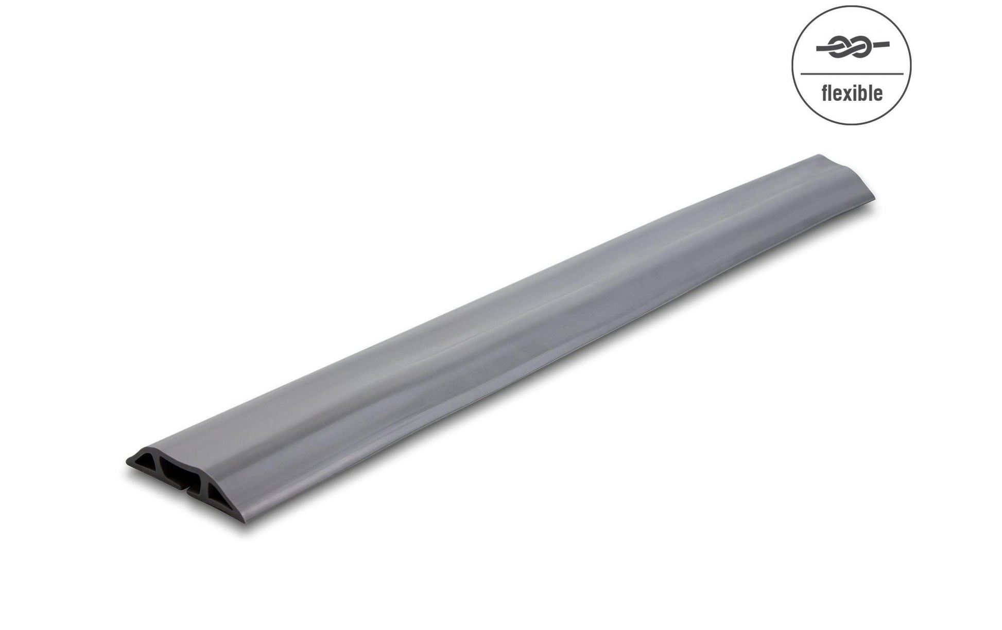 DeLOCK Kabelkanal, 1'500×70×13 mm, selbstklebend, PVC – grau