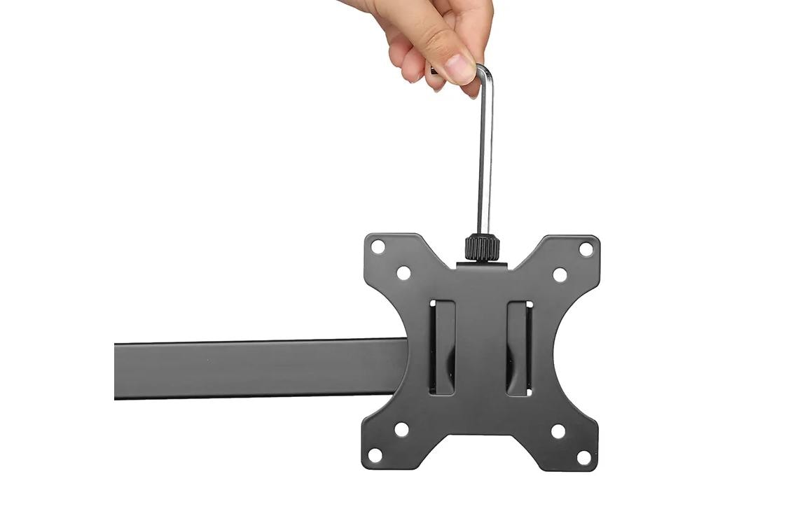 Neomounts FPMA D550D4 – Monitorarm, 4-fach, neigbar und schwenkbar, bis 32", 6 kg pro Bildschirm, schwarz