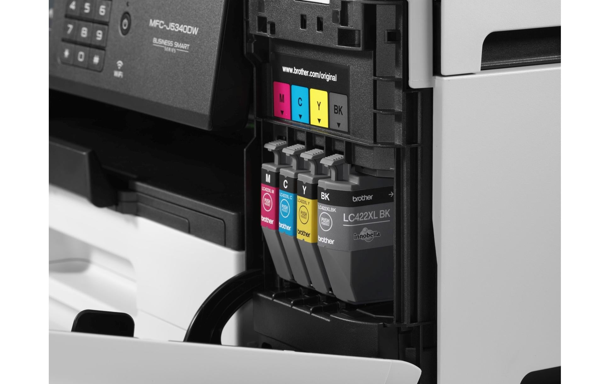 Brother MFC-J5340DW – Farbiges Tintenstrahl-MFP A3, 4-in-1 – USB/LAN/WLAN – Duplex, Duplex-ADF – 28 ppm S/W