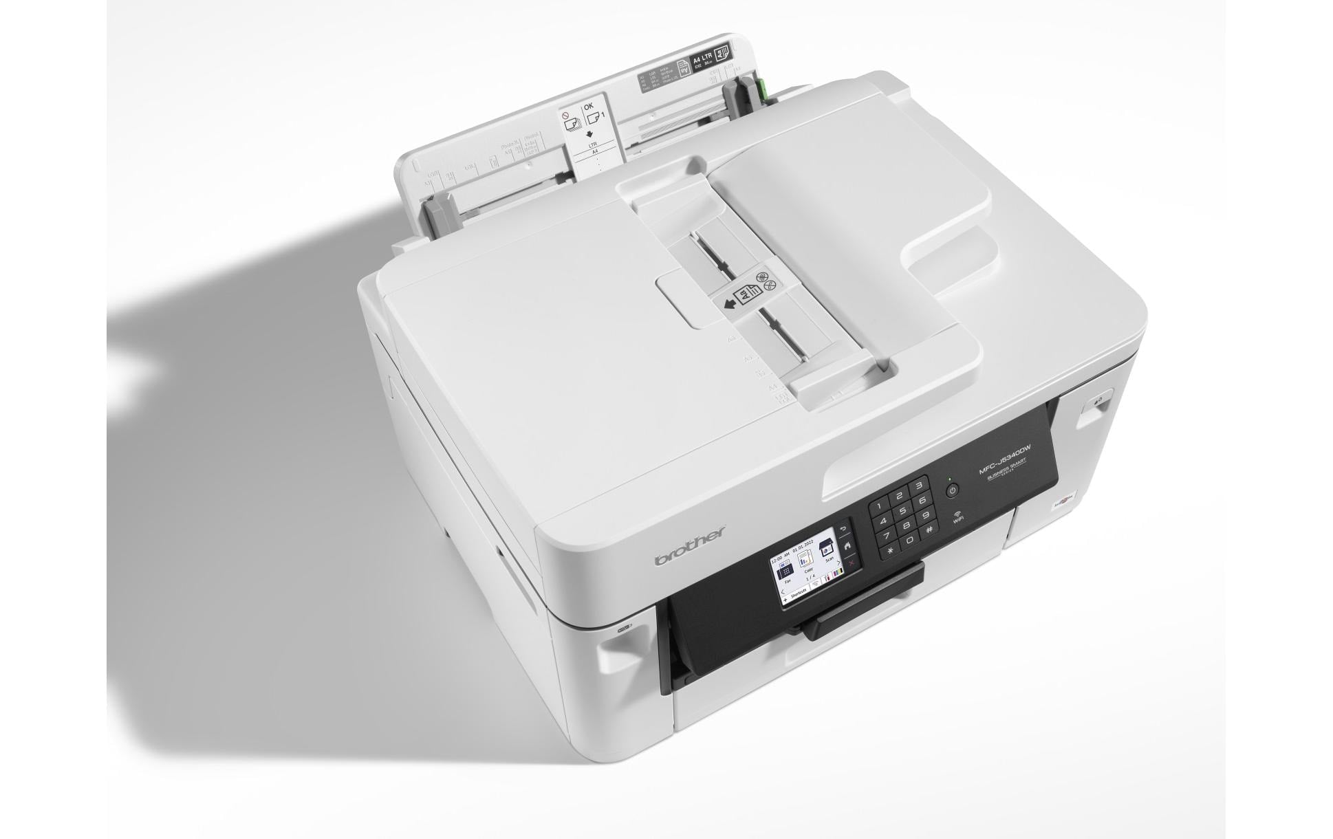Brother MFC-J5340DW – Farbiges Tintenstrahl-MFP A3, 4-in-1 – USB/LAN/WLAN – Duplex, Duplex-ADF – 28 ppm S/W