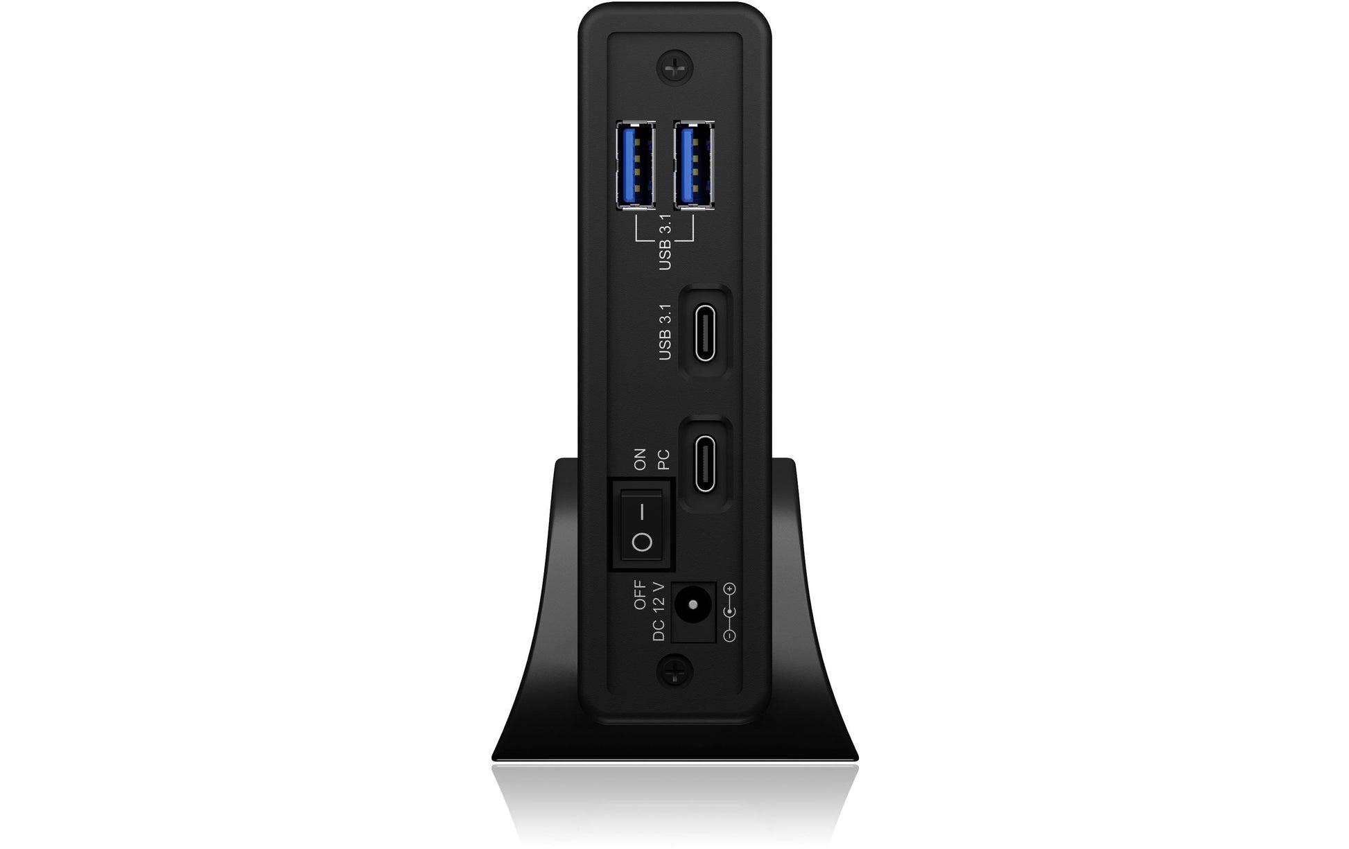 ICY BOX IB-382H-C31 – 1-Bay Desktop Gehäuse – USB 3.2 Gen2 (10 Gbit/s), SATA III, für 2,5"/3,5" HDD/SSD