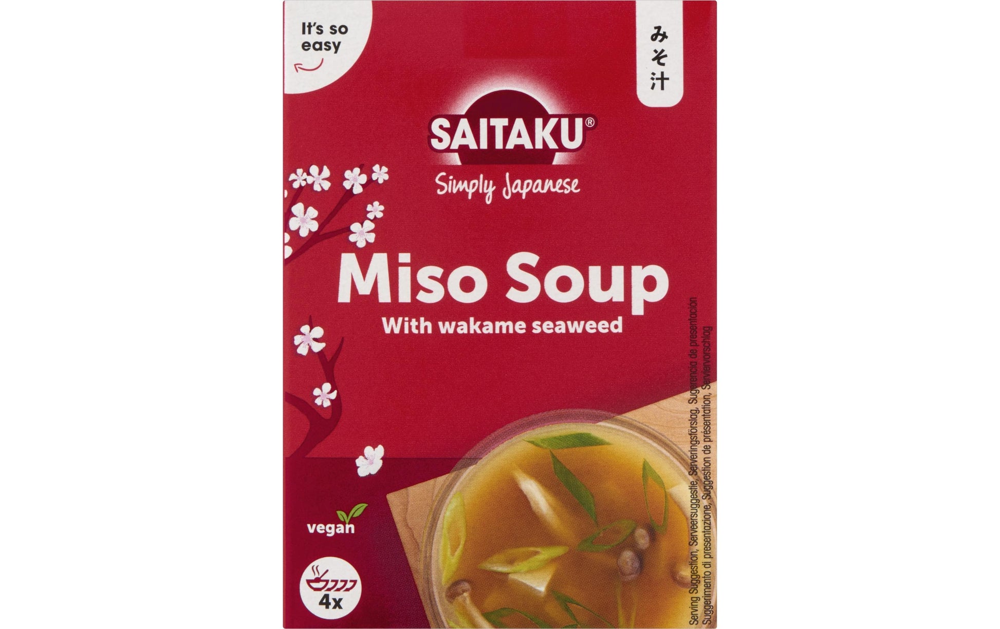 Saitaku Miso-Suppe – 88 g